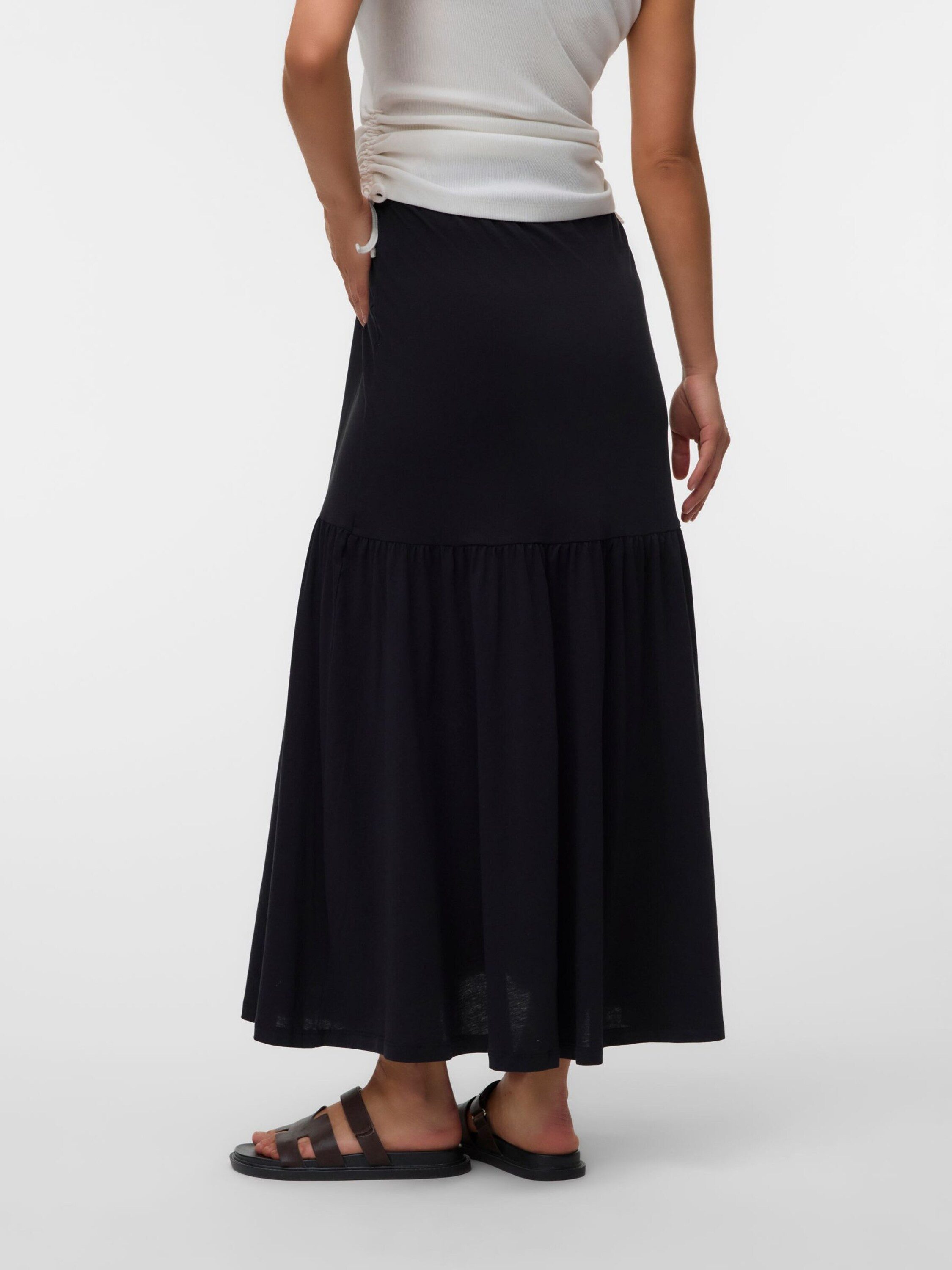Vero Moda Maternity A-Linien-Rock VMMMia (1-tlg) Drapiert/gerafft