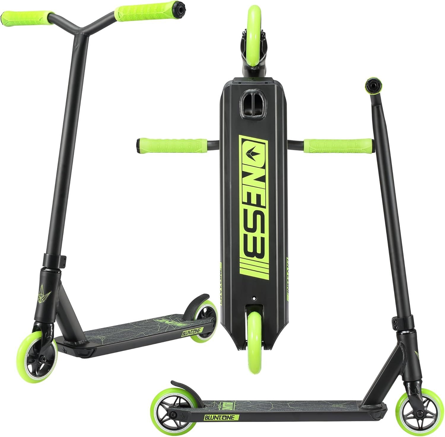 Stuntscooter Blunt One S3 Complete Stunt-Scooter H=78cm Park grün