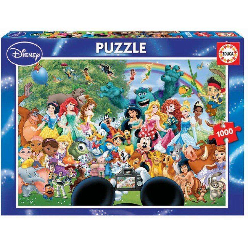 Educa Puzzle Puzzle 9216297 - Marvellous World of Disney - 1000 Teile Puzzle, Puzzleteile