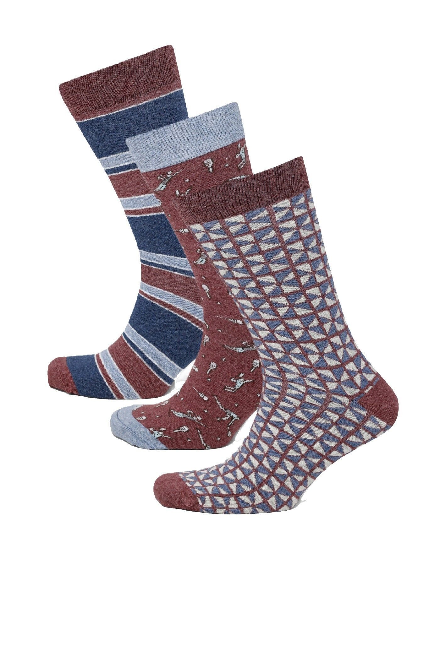 REAL GUYS by J.PLOENES Socken '2703L' (3-Paar) modernes 3er-Set
