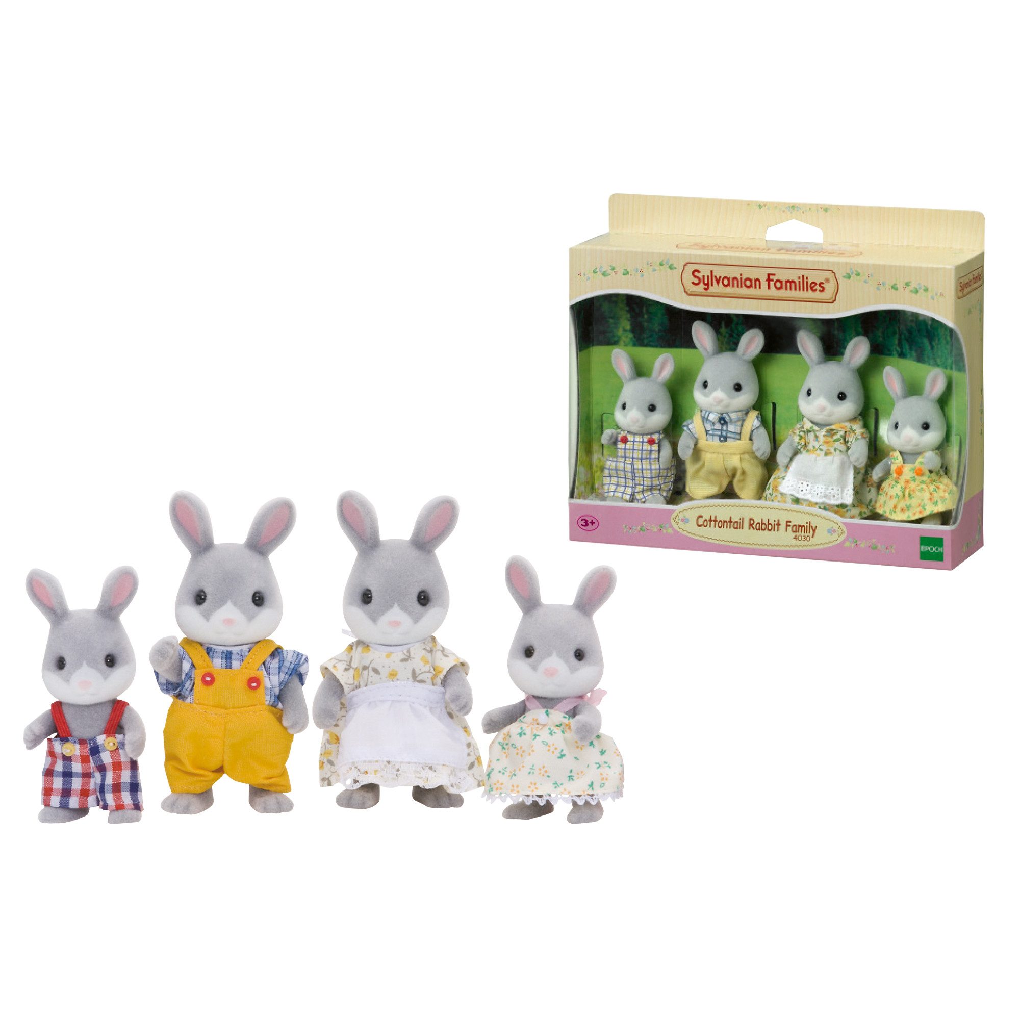 Sylvanian Families Spielfigur Waldkaninchen Familie (4030)