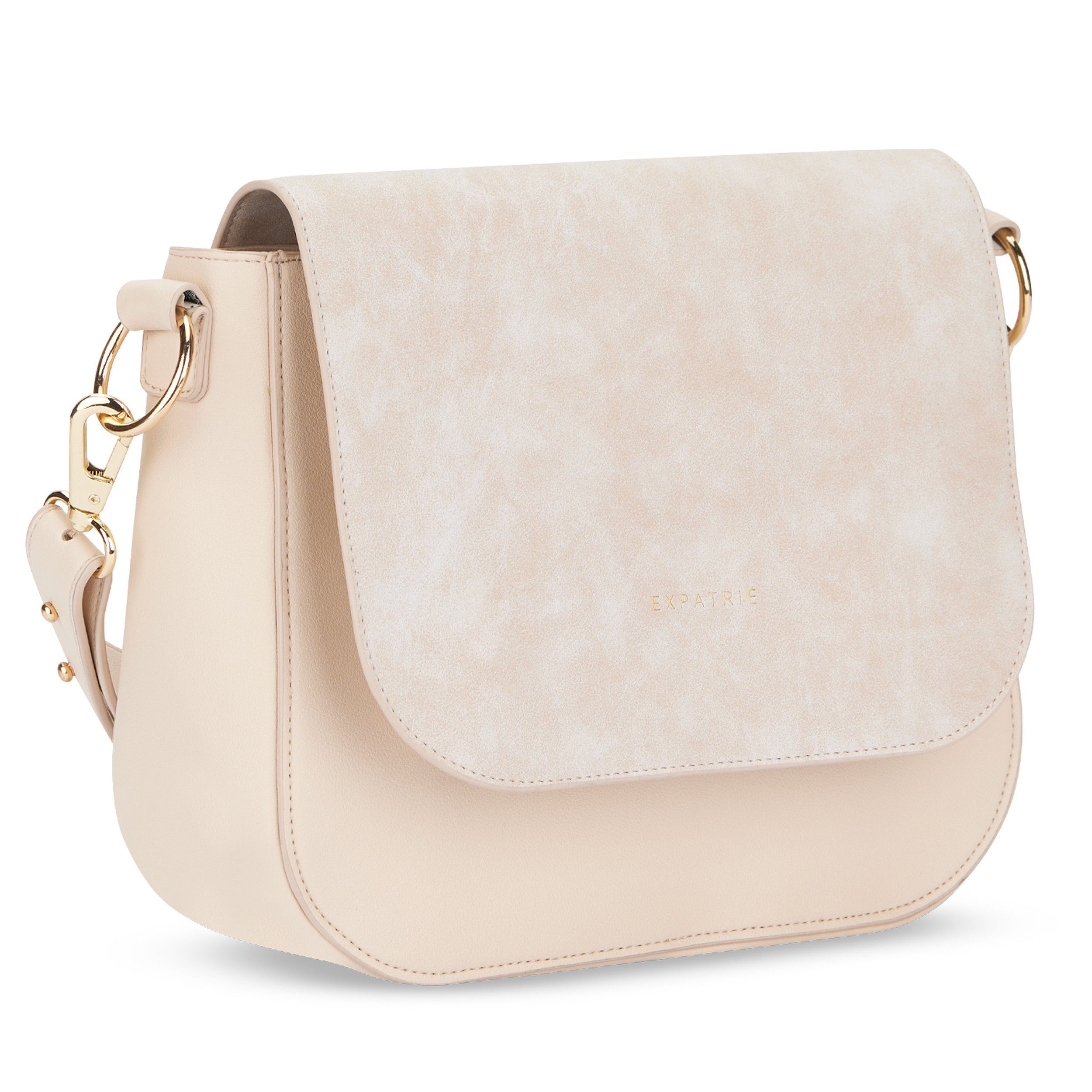 Expatrié Umhängetasche LOUISE LARGE Tasche Damen, Hochwertiges Kunstleder