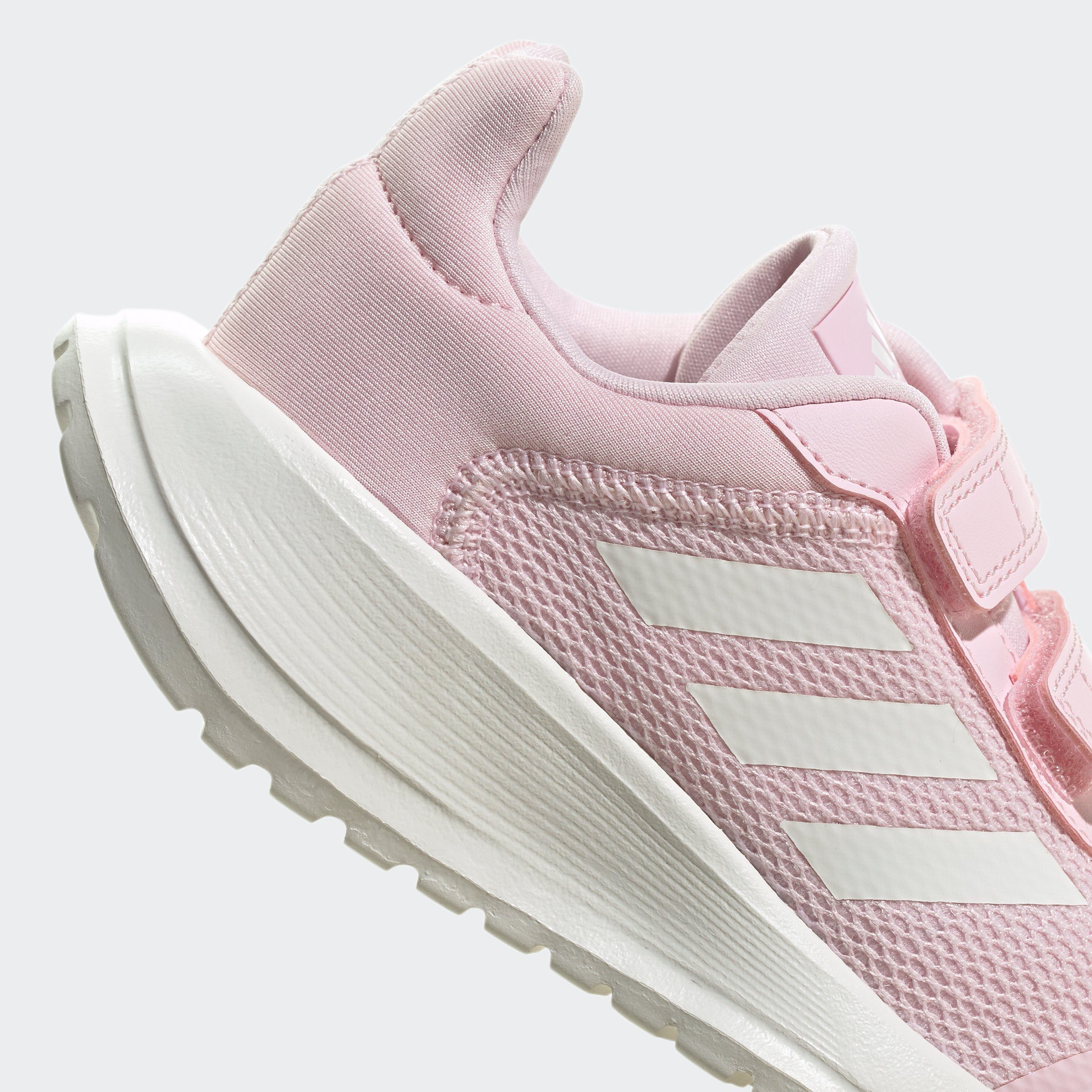 / Clear Sneaker Pink mit White / Core Klettverschluss adidas TENSAUR Pink RUN Sportswear Clear