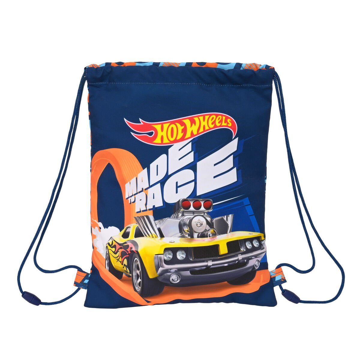 Hot Wheels Rucksack Rucksacktasche mit Bändern Hot Wheels Speed club Orange 26 x 34 x 1 cm
