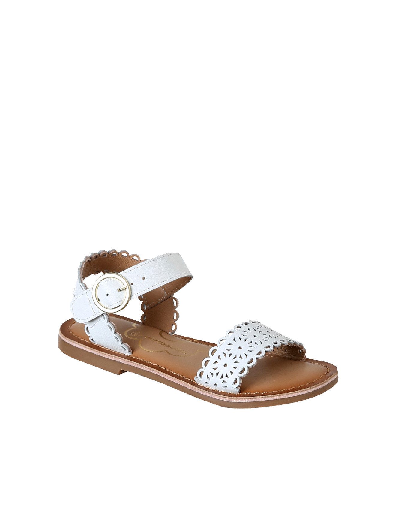 vertbaudet Sandalen Mädchen Leder mit Schnalle Sandale – Bild 5 von 5
