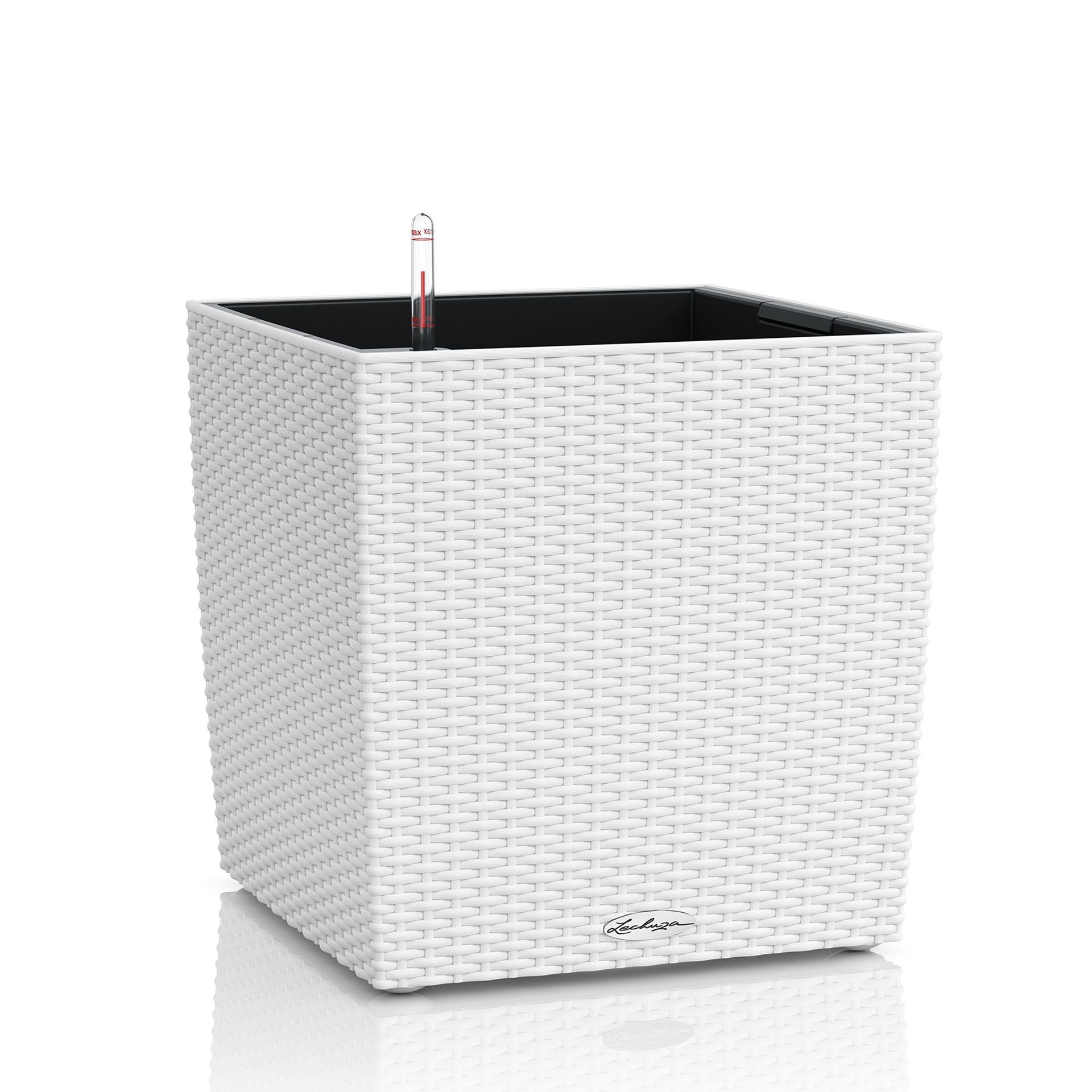 Pflanzkübel Lechuza Pflanzgefäß Cube Cottage 50 weiß 15390