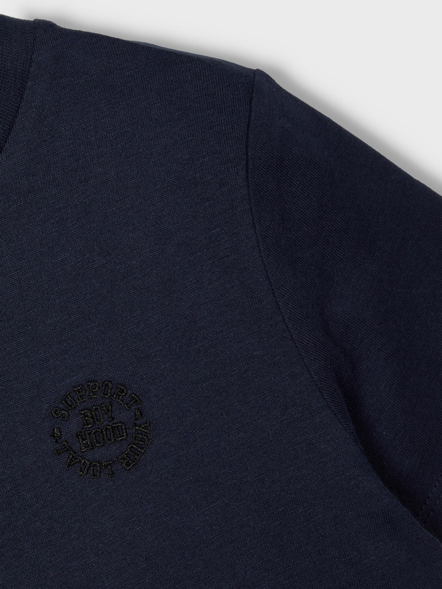 (1-tlg) mit Dark T-Shirt Name Jungen Baumwolle aus Sapphire reiner It Baumwoll-Shirt Print, kurzärmelig lizensiertem