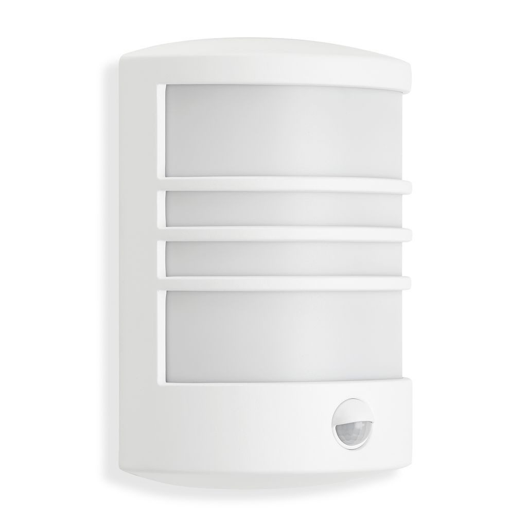 Telefunken Außen-Wandleuchte 315506TF, Leuchtdauer einstellbar, LED fest integriert, 2700K - Extra-Warmweiß, Außenleuchte IP44 Bewegungsmelder 24,5x18x9,5cm