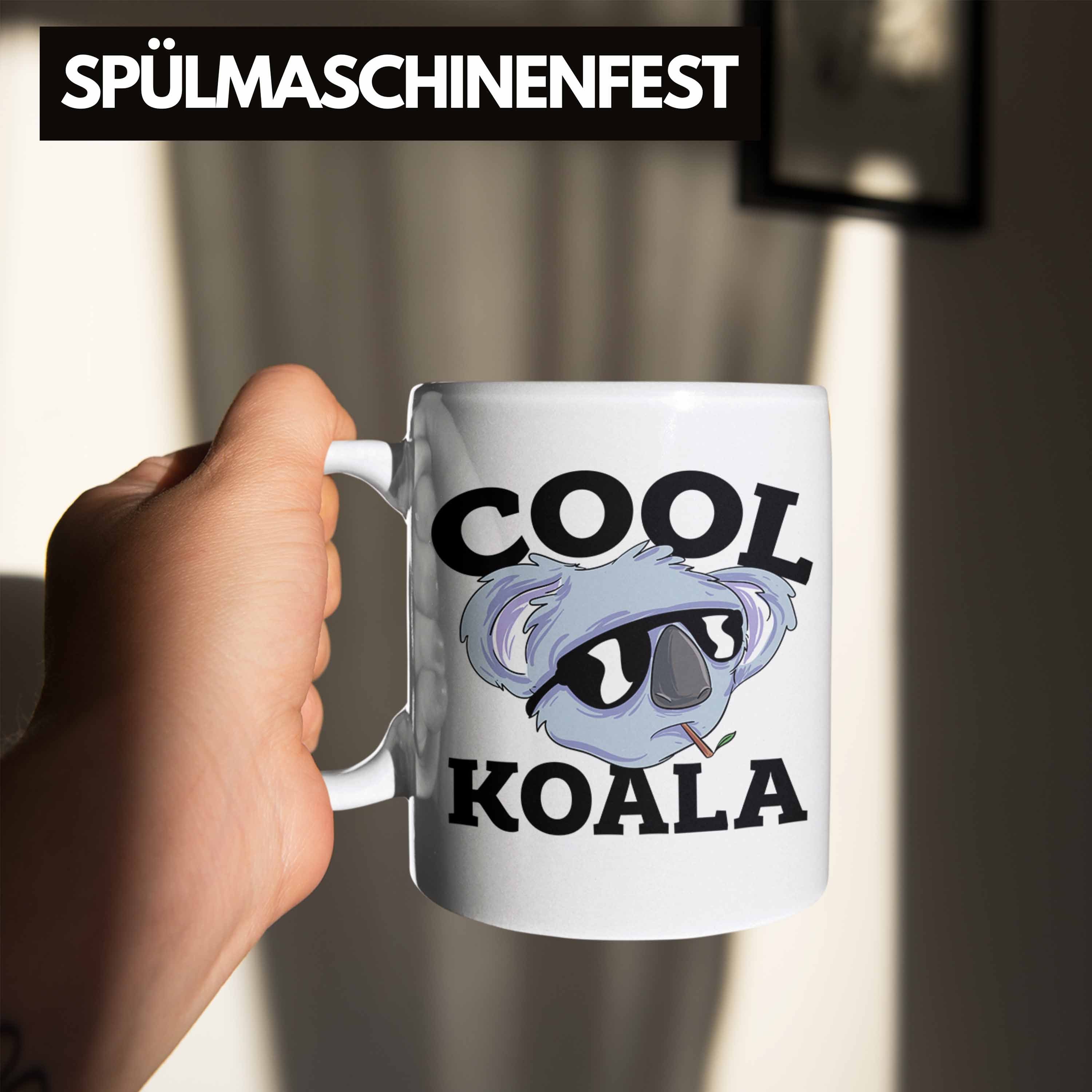 Koala-Liebhaber Weiss Trendation Koala Tasse Koala-Aufdruck Tasse Tasse Geschenkidee für