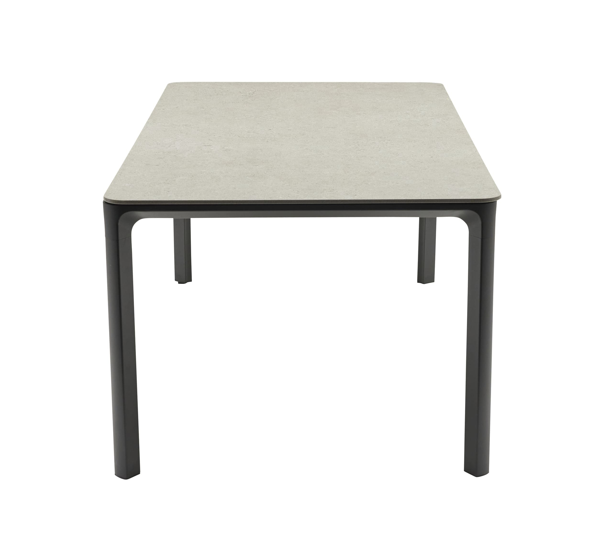 LC Garden Gartentisch Gartentisch »Stilo« Outdoortisch Sintered Stone Keramik Steingrau