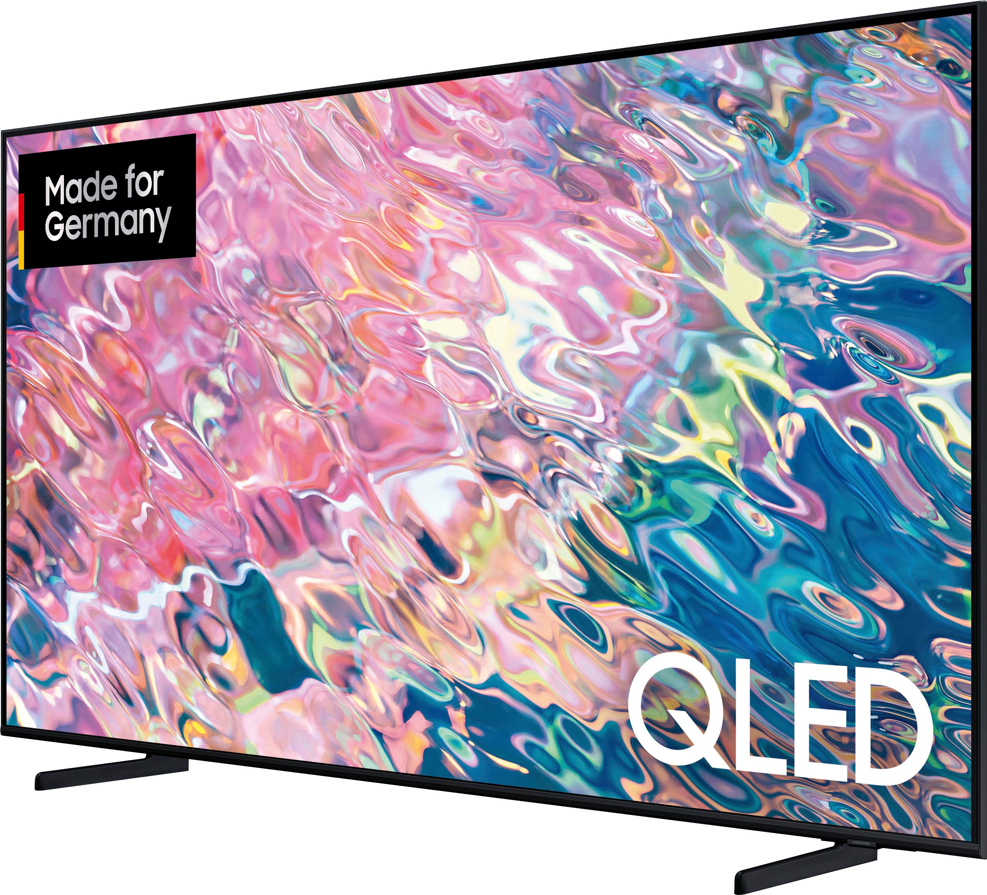 Samsung GQ75Q60BAU QLED-Fernseher (189 cm/75 Zoll, Smart-TV, Quantum HDR,  Quantum Prozessor Lite 4K, Supreme UHD Dimming)