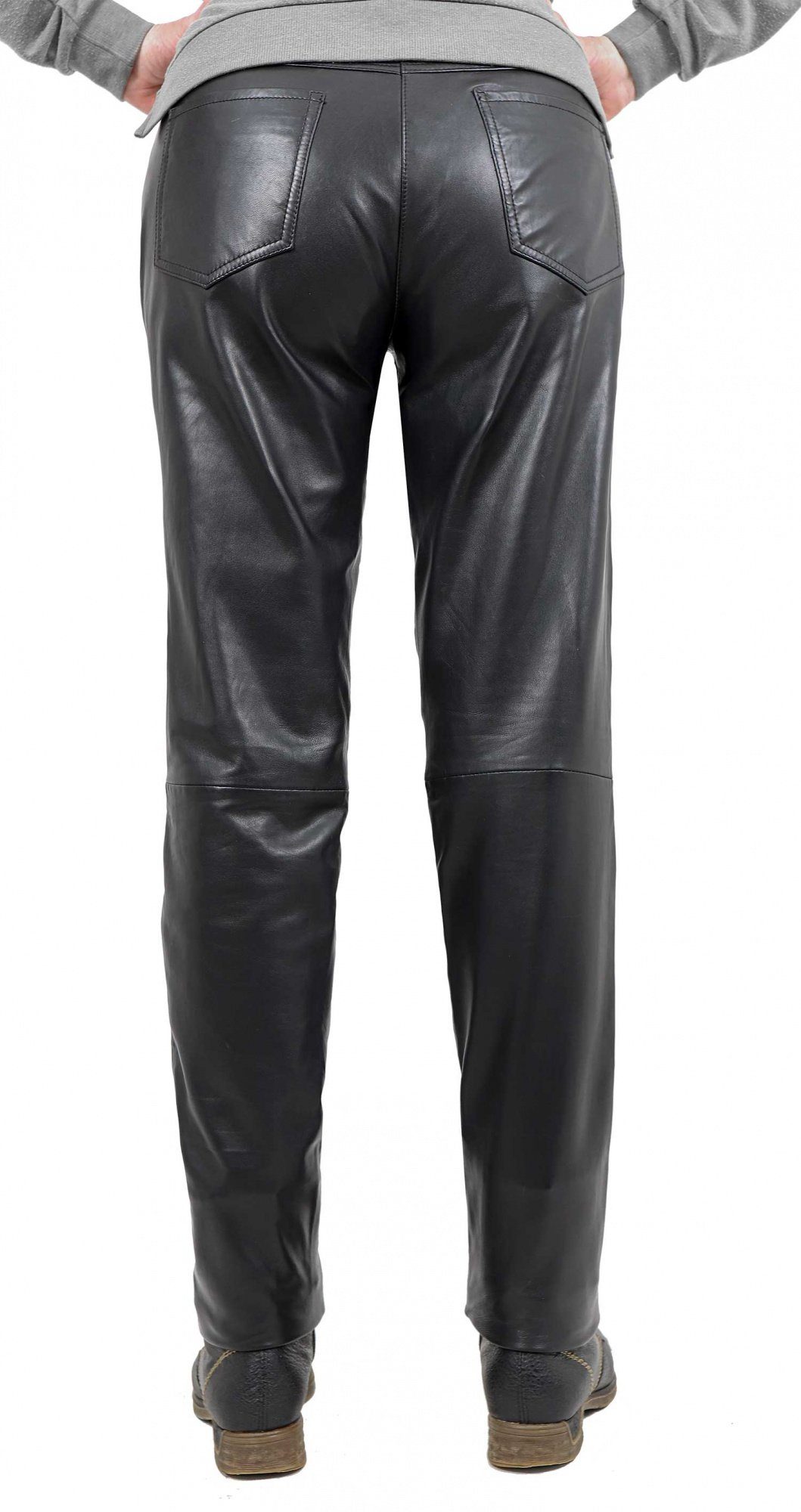 Maddox Lederhose MADDOX - Damen Lederhose Lammnappa schwarz