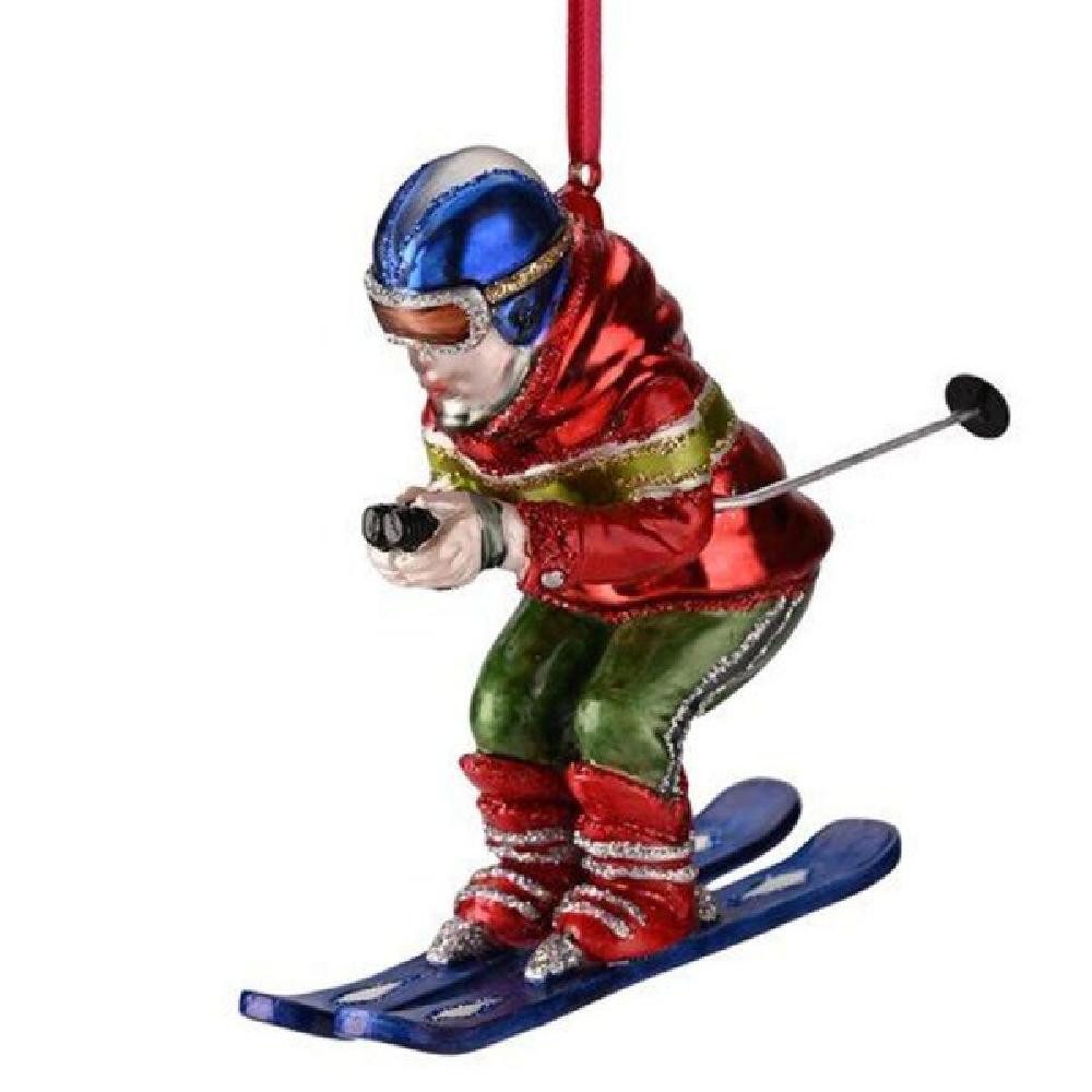 Christbaumschmuck Christbaumschmuck Hänger Skifahrer