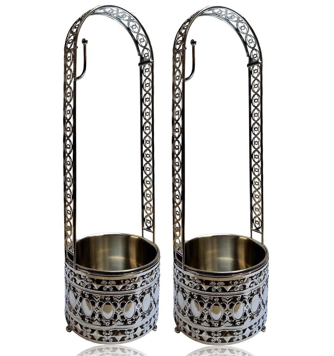 BAYLI Kohlekorb Bayli Shisha Kohlebehälter, Gesamthöhe - 49 cm - Kohlekorb für die