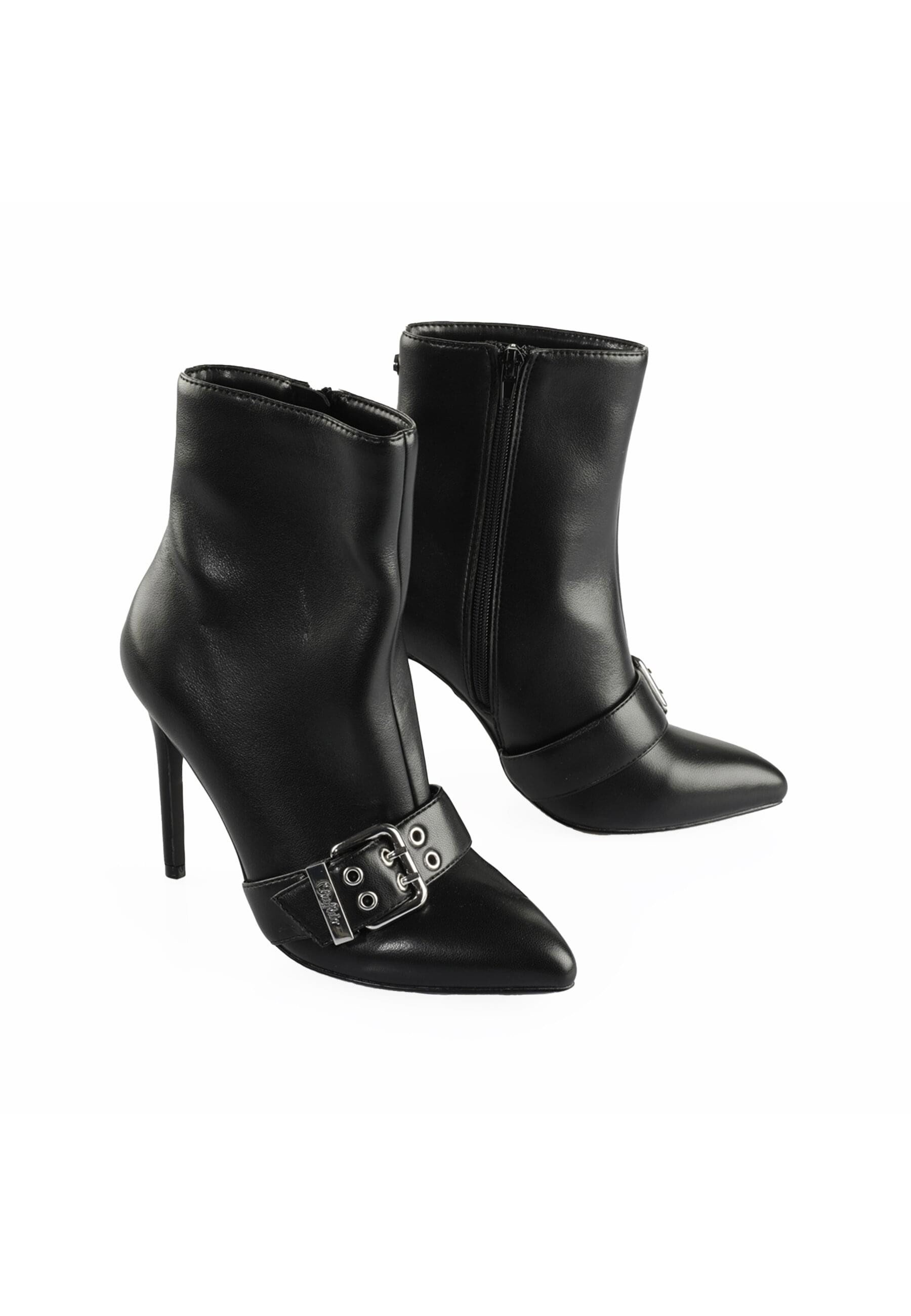 Buffalo Buffalo Juliet Bootie Belt Vegan Nappa Stiefel