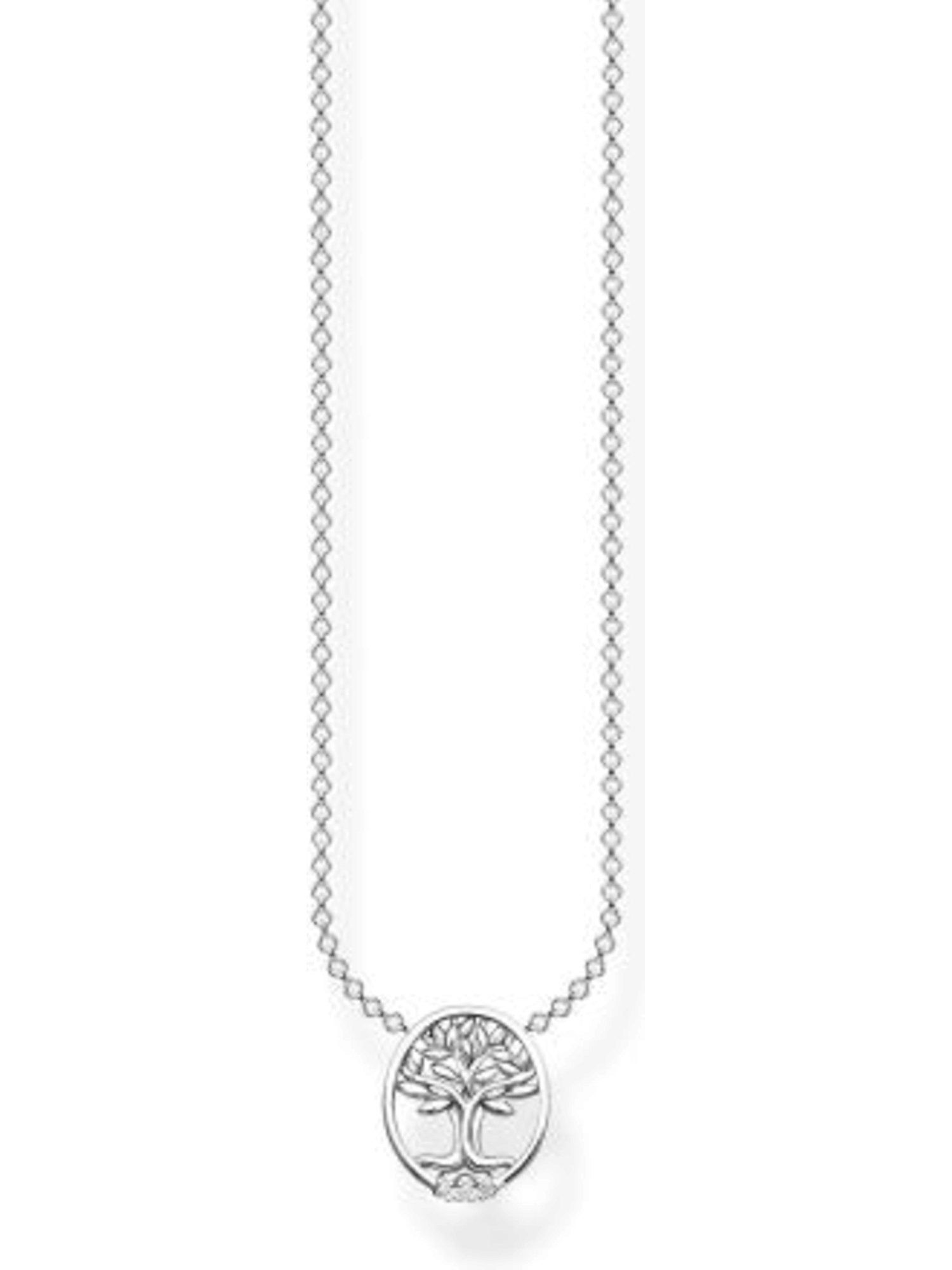 THOMAS SABO Silberkette Thomas Sabo Damen-Kette 925er Silber Zirkonia, Charming