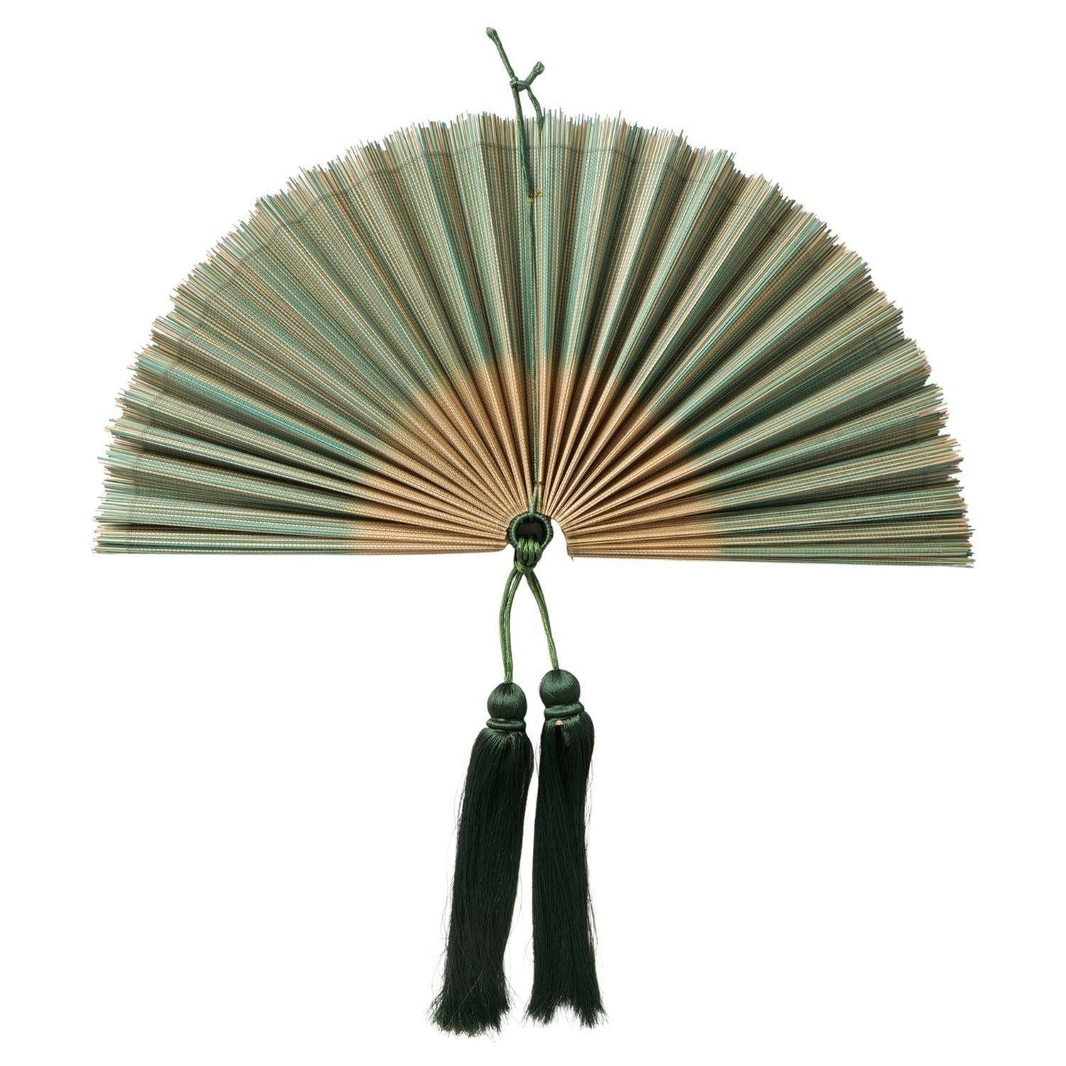 BOLTZE GRUPPE GmbH Wanddekoobjekt Deko-Fächer FLAVI, Bambus, B 70 x H 60 x T 3 cm, (1 St), mit Quasten aus Polyester