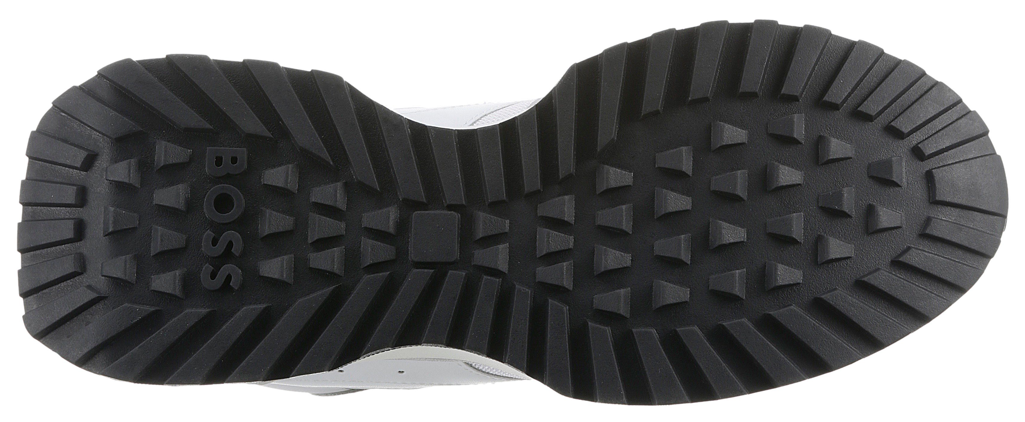 BOSS Jonah_Runn Sneaker mit BOSS-Markenlabel, Freizeitschuh, Halbschuh, Schnürschuh