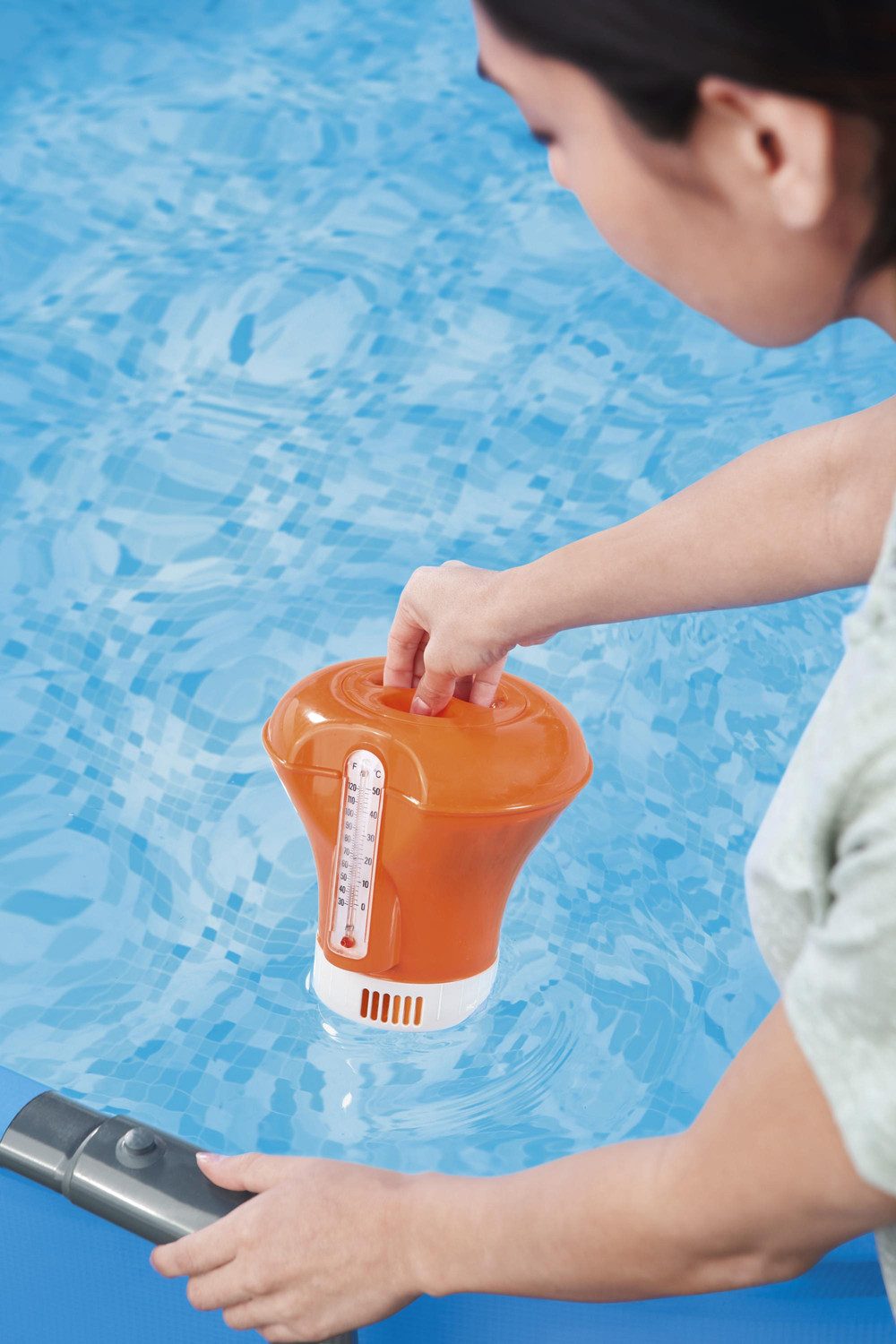 Bestway Chlordosierschwimmer mit Thermometer sortiert, (Packung, 1-tlg)