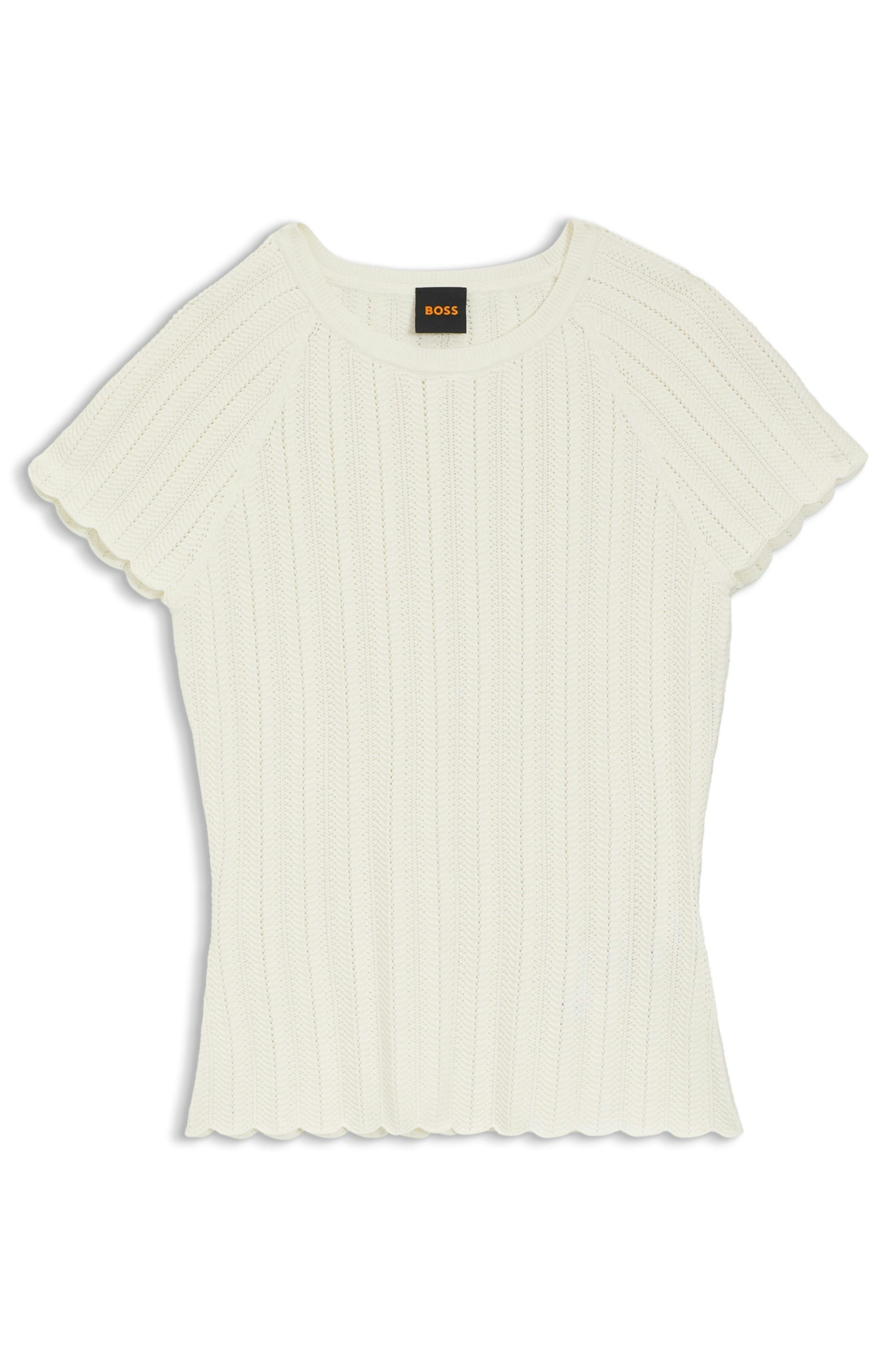 Kurzarmpullover Fice Premium Damenmode