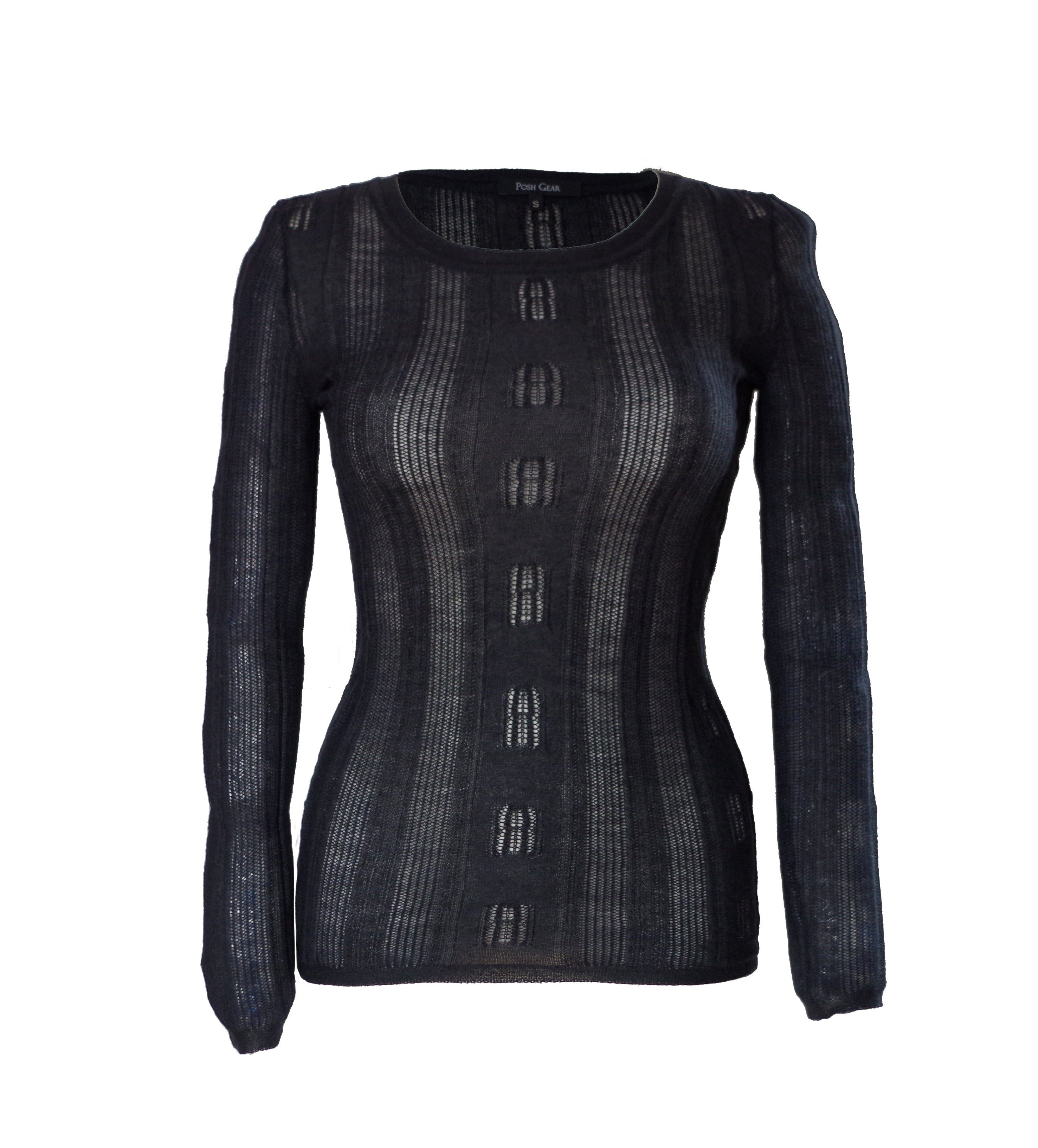 Wollpullover Damen Pullover Breezy Rundkragen