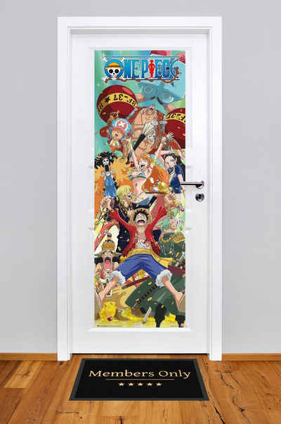 empireposter Poster »Riesiges One Piece Manga Türposter Format 158 x 53 cm«