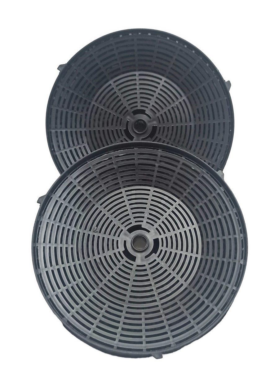 keenberk Aktivkohlefilter Kohlefilter rund für Dunstabzugshauben AEG Bosch Elica u.a. Doppelpack