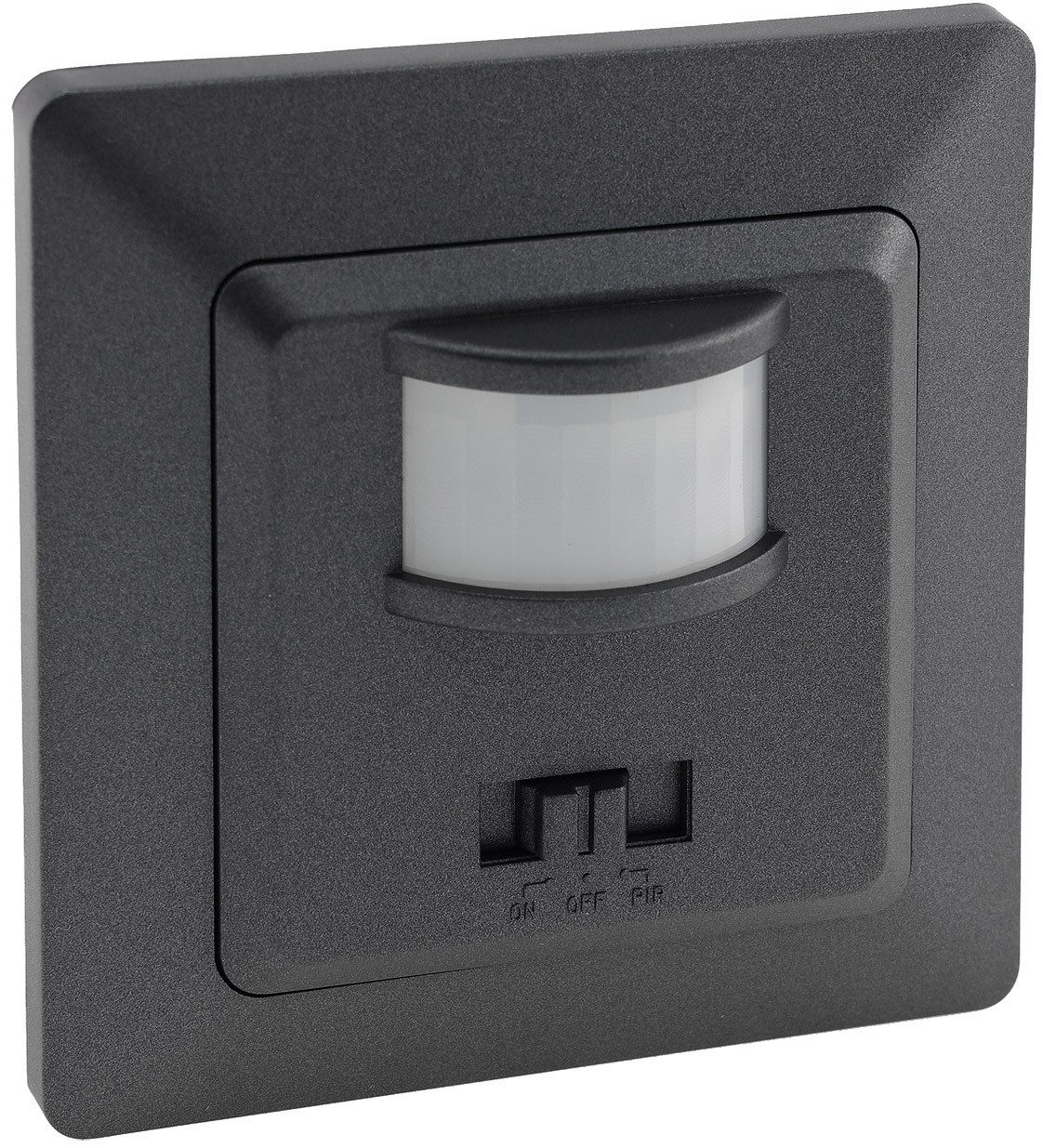 ChiliTec Unterputz-Steckdose MILOS Serie Steckdosen, Schalter, Rahmen, Dimmer, SAT, UP, Anthrazit