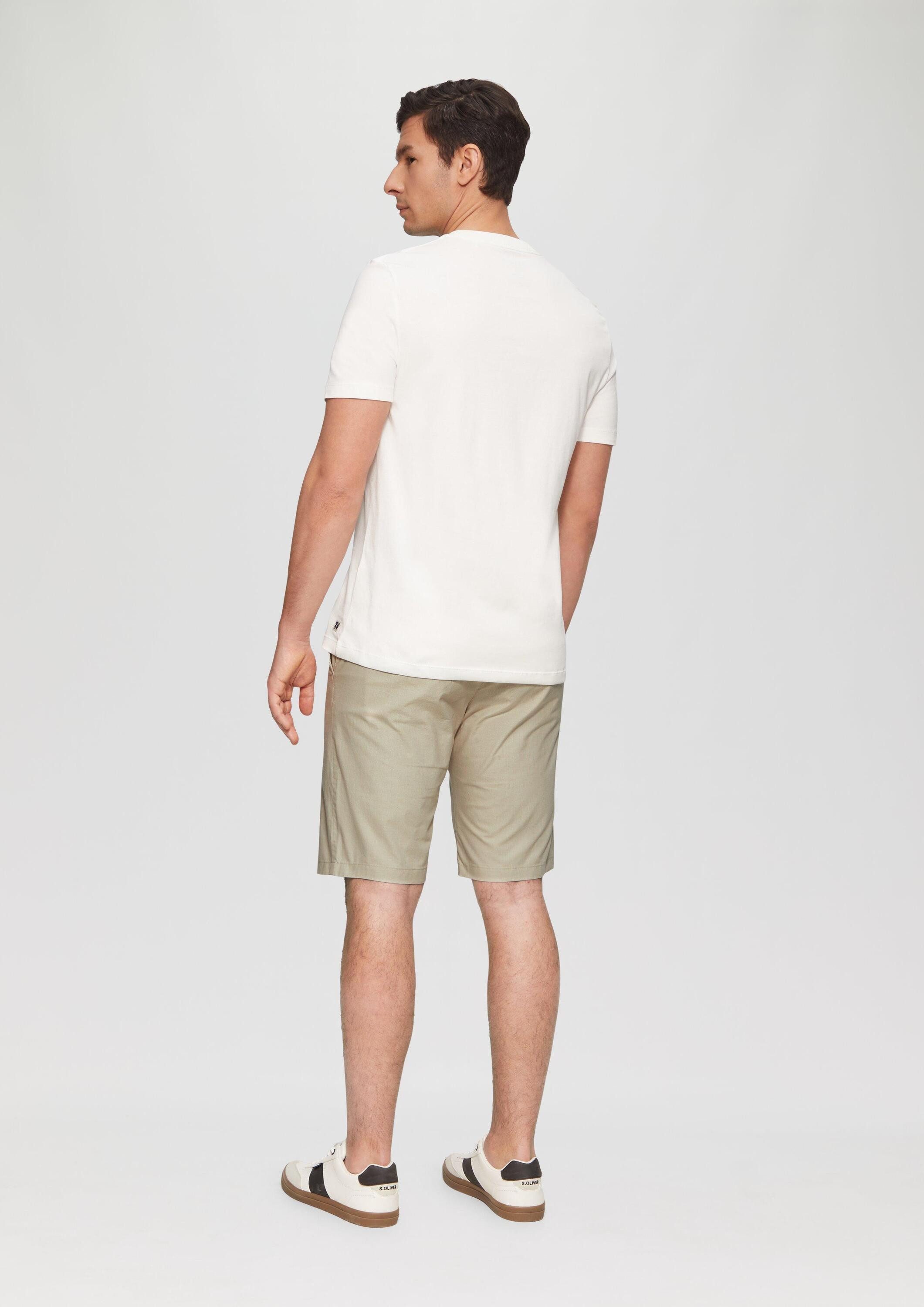 s.Oliver Shorts Bermuda PHOENIX Chino-Shorts aus Baumwollstretch in melierter Optik