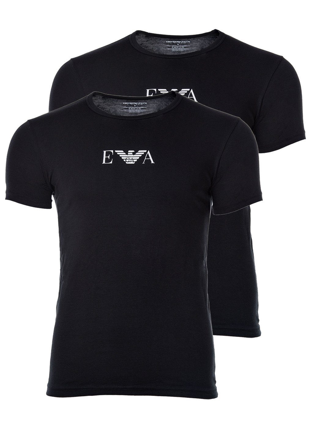 Emporio Armani T-Shirt Herren T-Shirt - Rundhals, Halbarm, Stretch