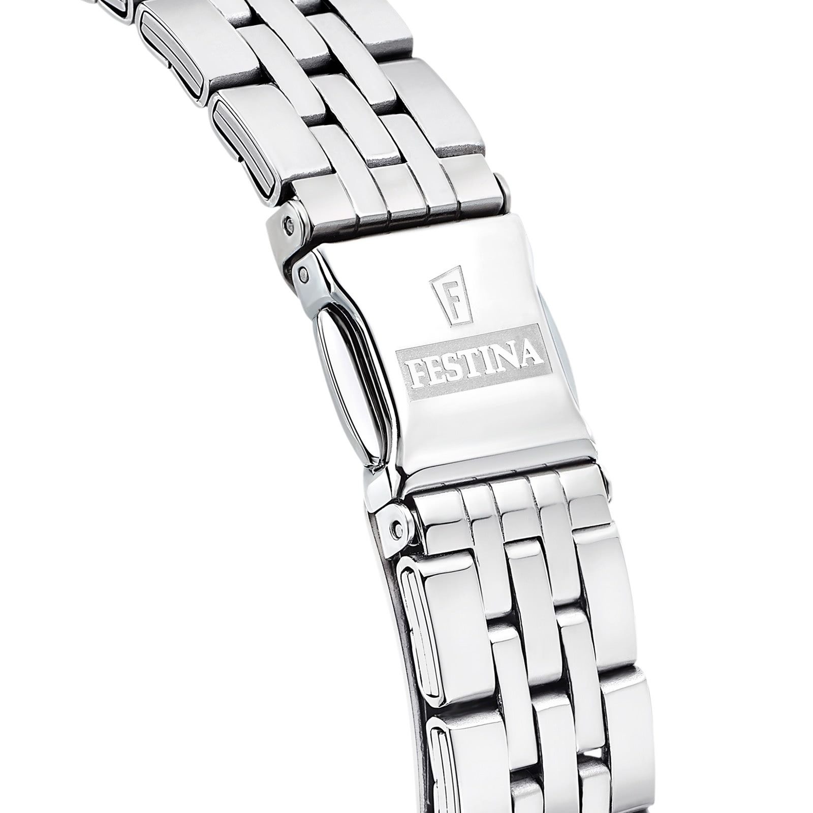 Festina Quarzuhr Festina Damenuhr Mademoiselle Armbanduhr, (Analoguhr), Damen Armbanduhr rund, Edelstahlarmband silber, Fashion