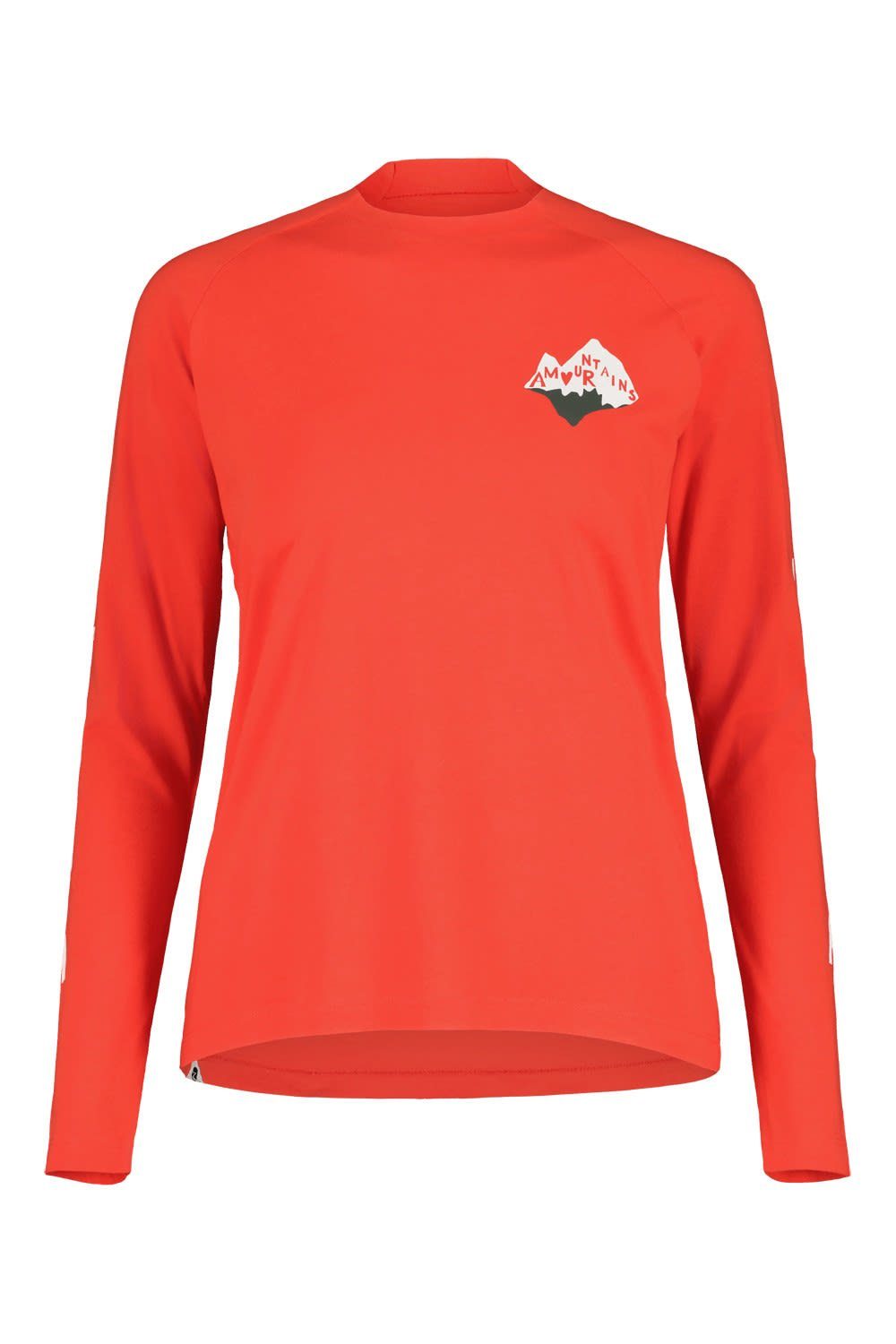 Maloja Langarmshirt Maloja W Allegrinim. Langarmshirt Damen Fire Red