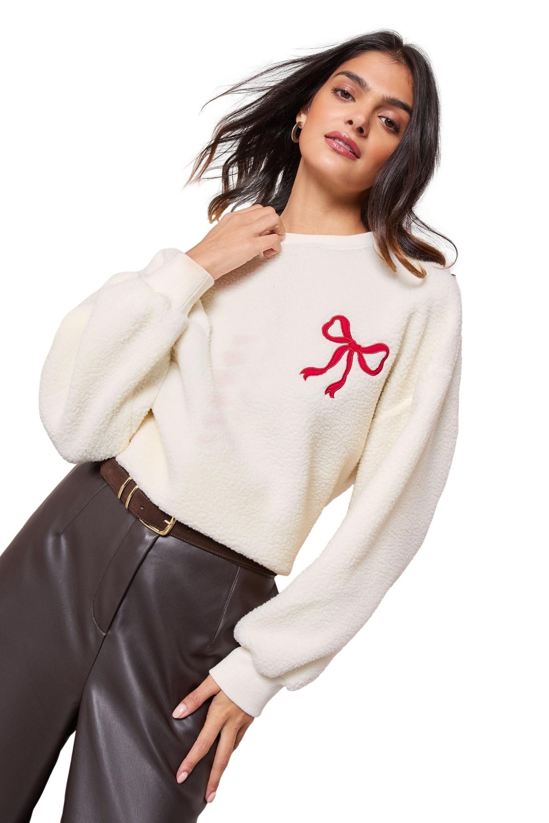 Sweatshirt Friends Like These Sweatshirt aus Teddyfell