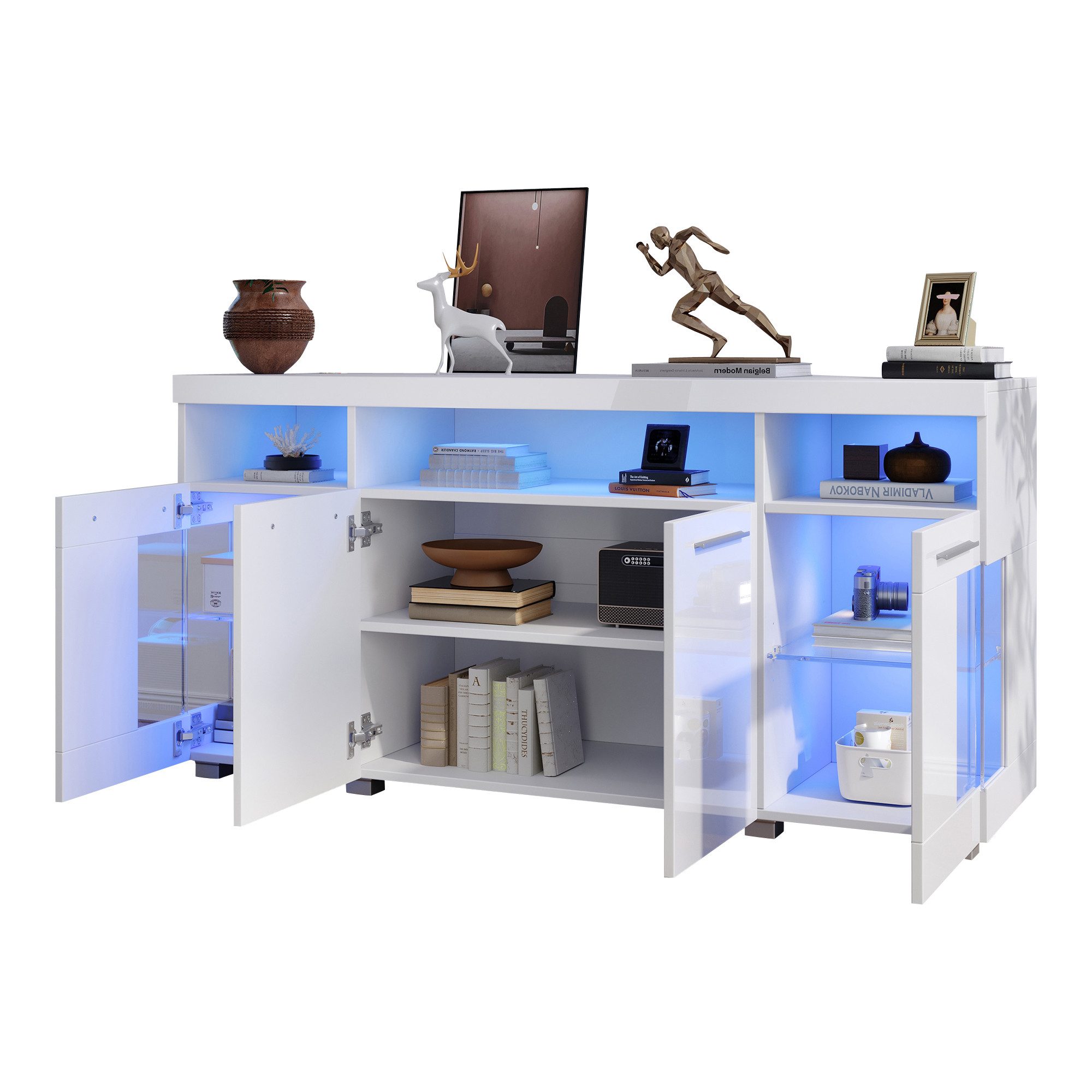 OKWISH Sideboard Seitenschrank (Beistelltisch Kommode, Anrichte, günstig online kaufen