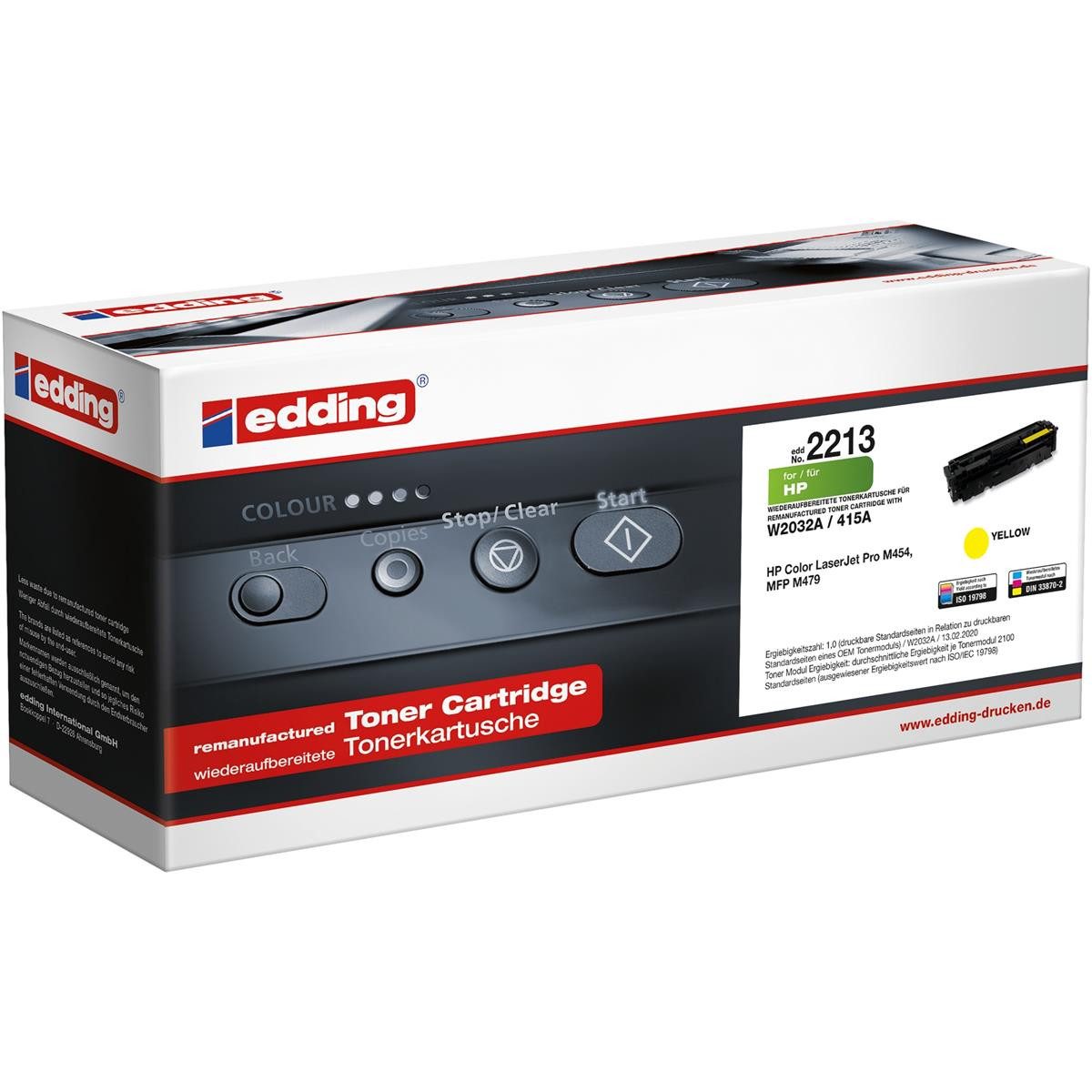 edding Tonerkartusche edding EDD-2213 gelb Toner kompatibel zu HP 415A (W2032A)