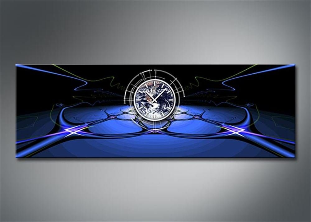 Wanduhr 4100 Dixtime Designer Wanduhr, Moderne Bürouhr 35cm x 100cm