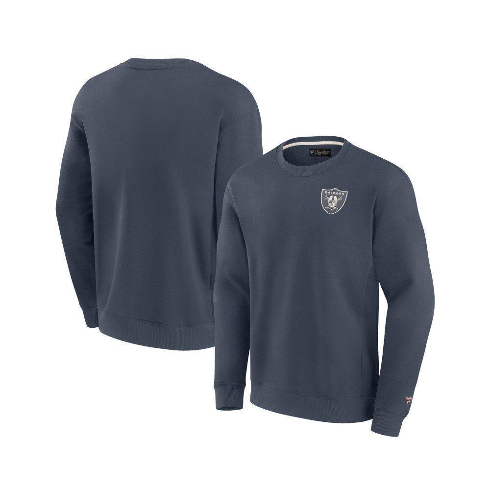 Sweatshirt Las Vegas Raiders Terrazzo Fleece Crew Sweatshirt