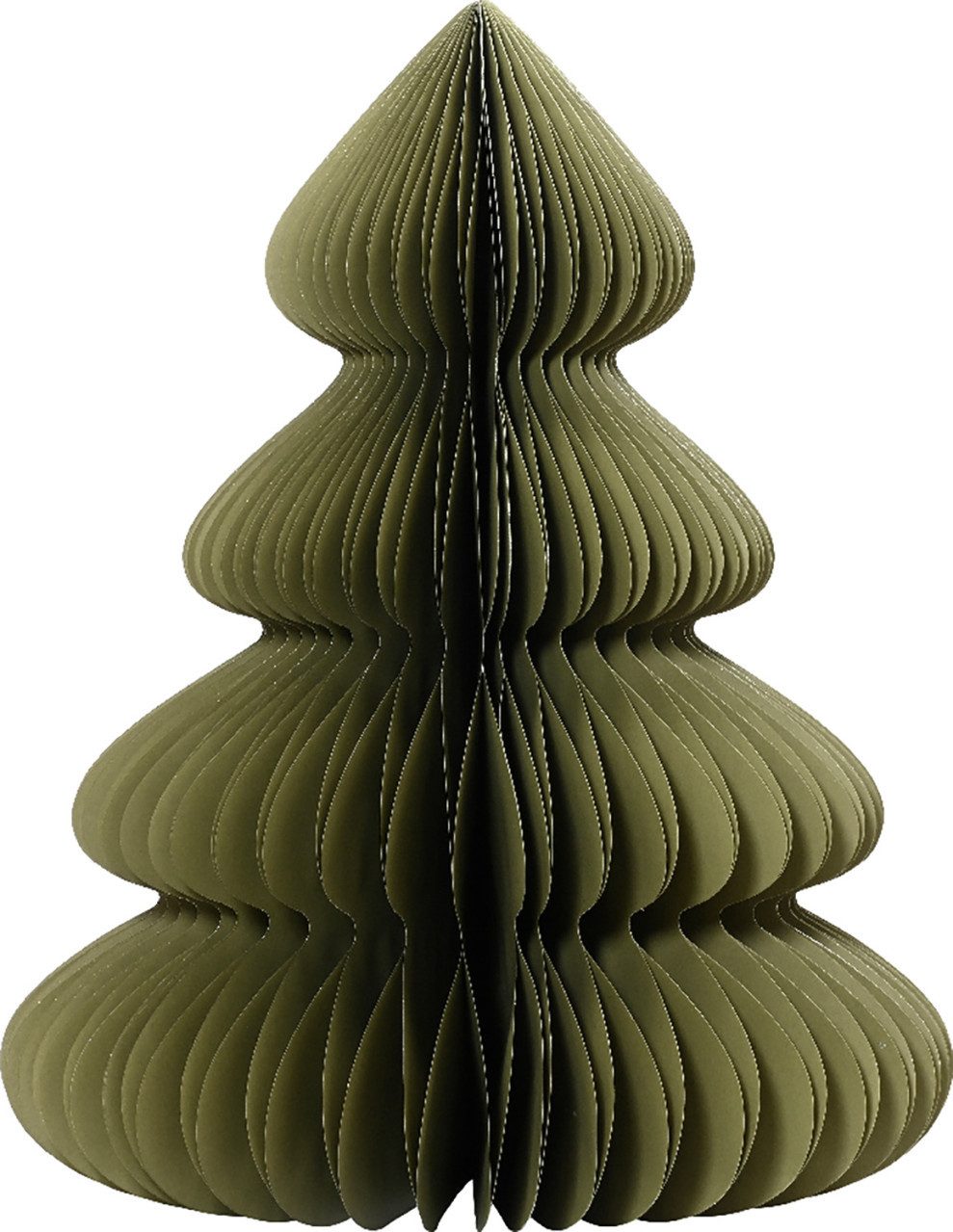 Kaemingk Dekobaum Deko Baum aus Papier grün 48 x 60 cm