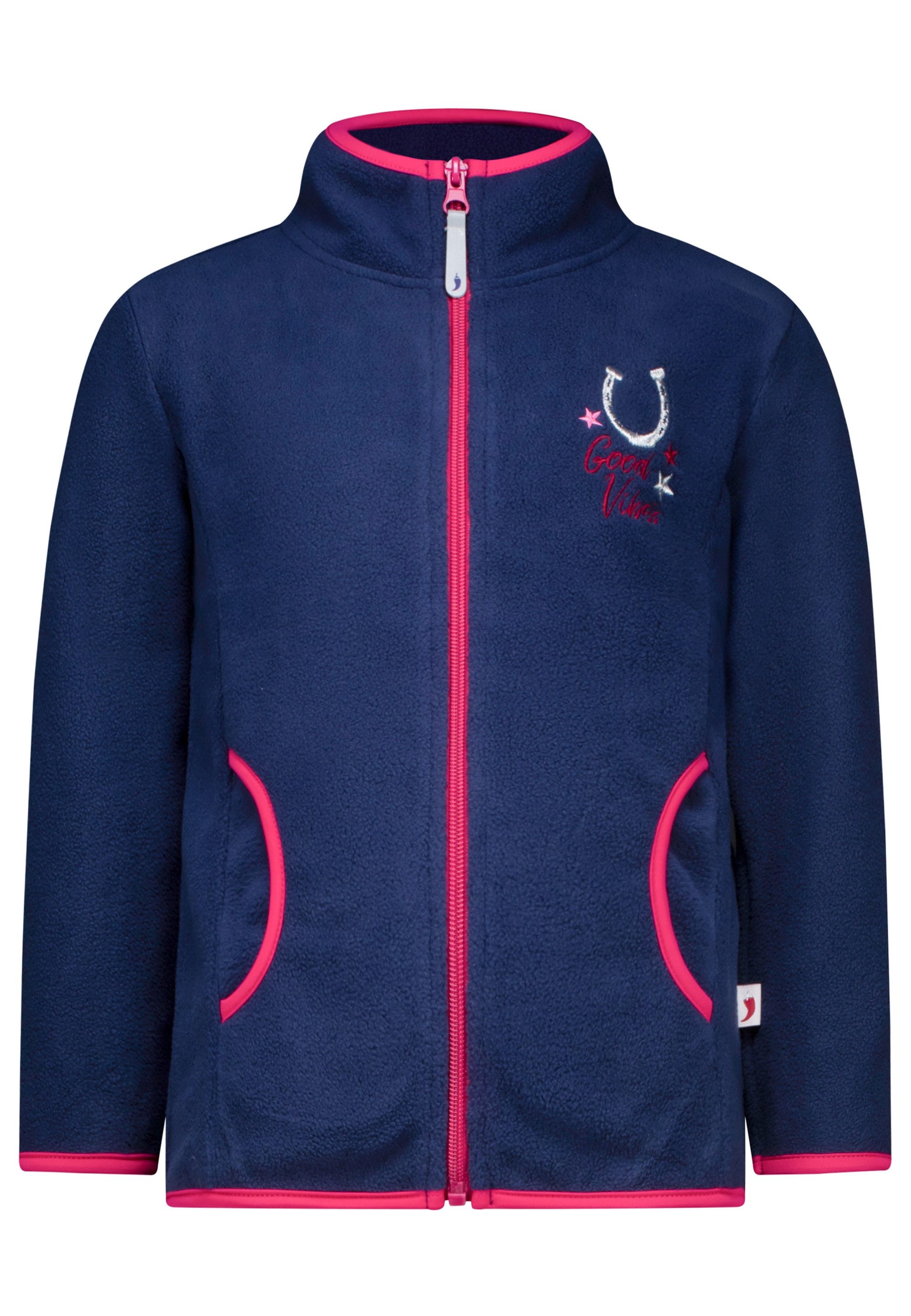 SALT AND PEPPER Fleecejacke Horse mit Pferde-Stickerei