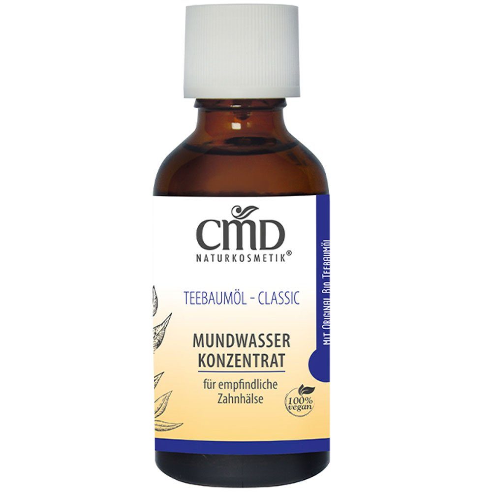 CMD Naturkosmetik Mundwasser Teebaum Classic, 50 ml