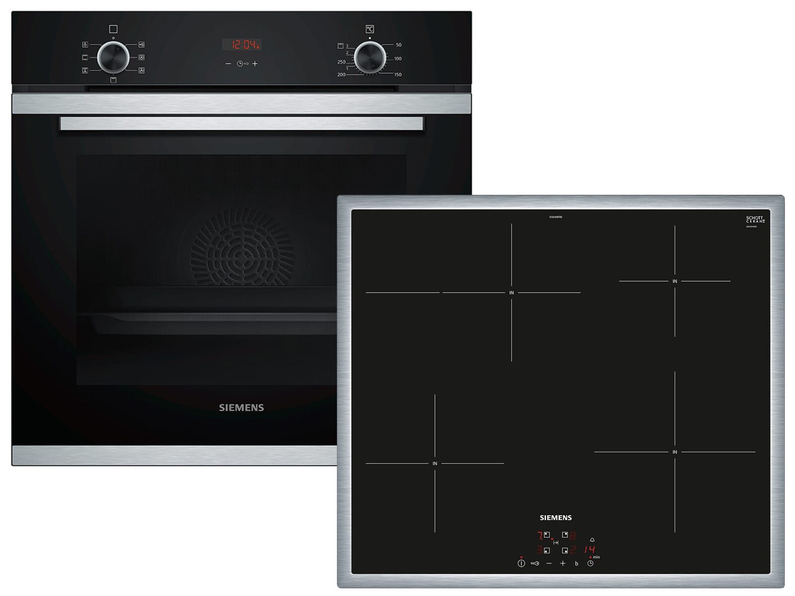 SIEMENS Backofen-Set, Powerboost-Funktion, Timer