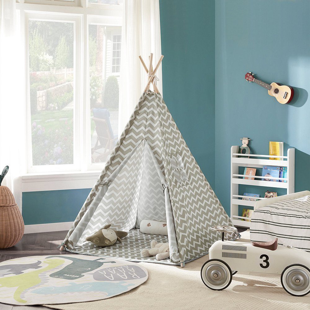 SoBuy Spielzelt OSS03, Kinderzelt Indoor mit Tür und Fenster Kinderzimmer T günstig online kaufen