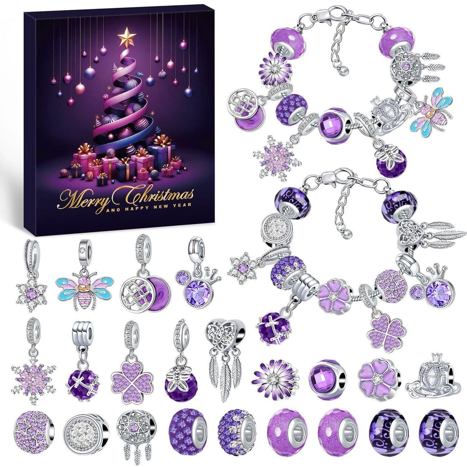 LuxusKollektion Schmuck-Adventskalender Adventskalender Schmuck 2026 Bastelset