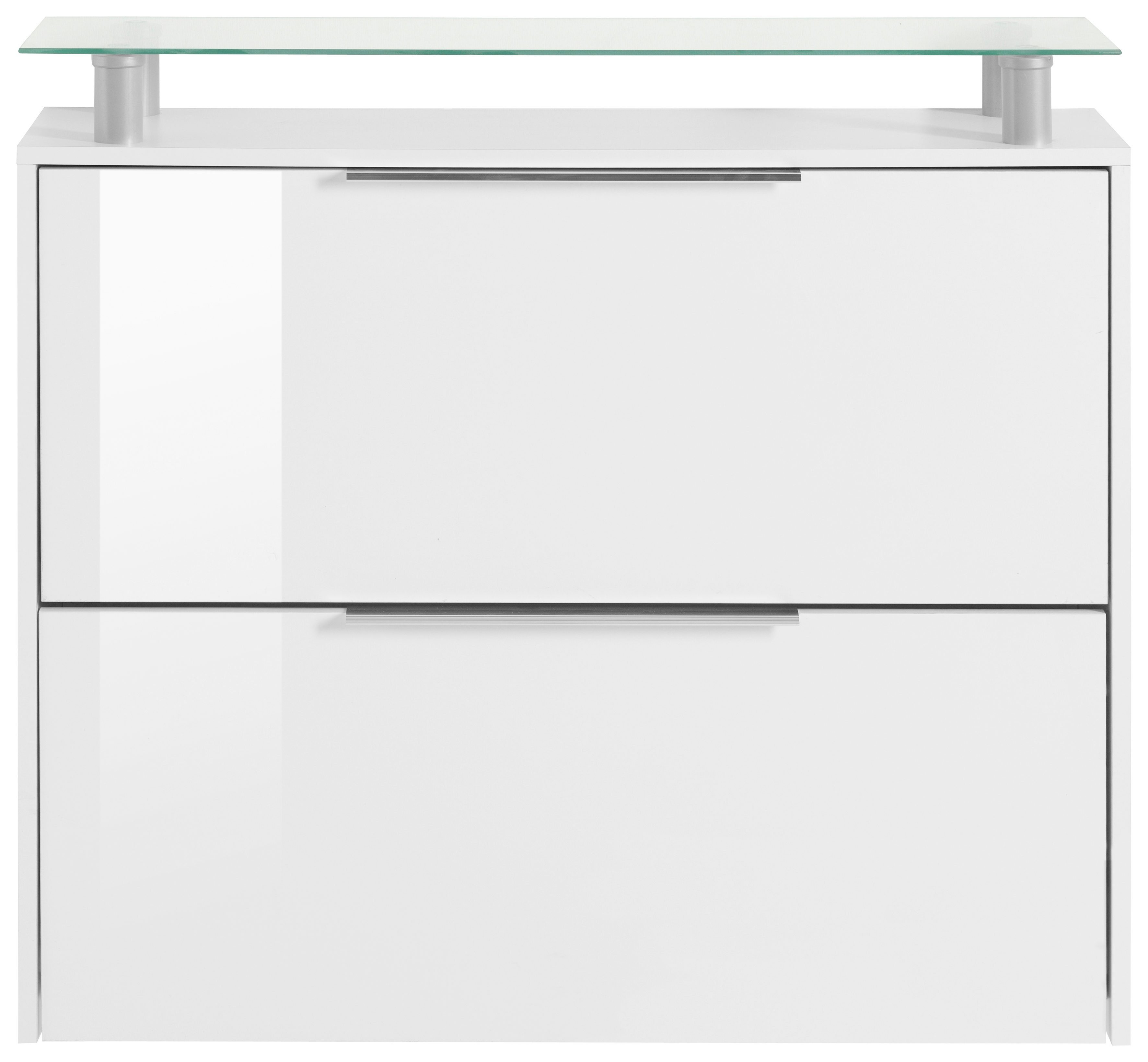 borchardt Möbel Schuhschrank Rena, Schuhkipper, Schuhregal hängend, mit Glasablage