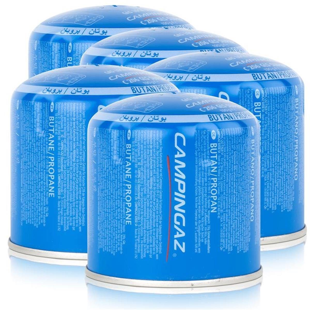 Campingaz Camping-Gas Campingaz Stechkartusche C 206 GLS Super 190g - Butan/Propan Gas (5er