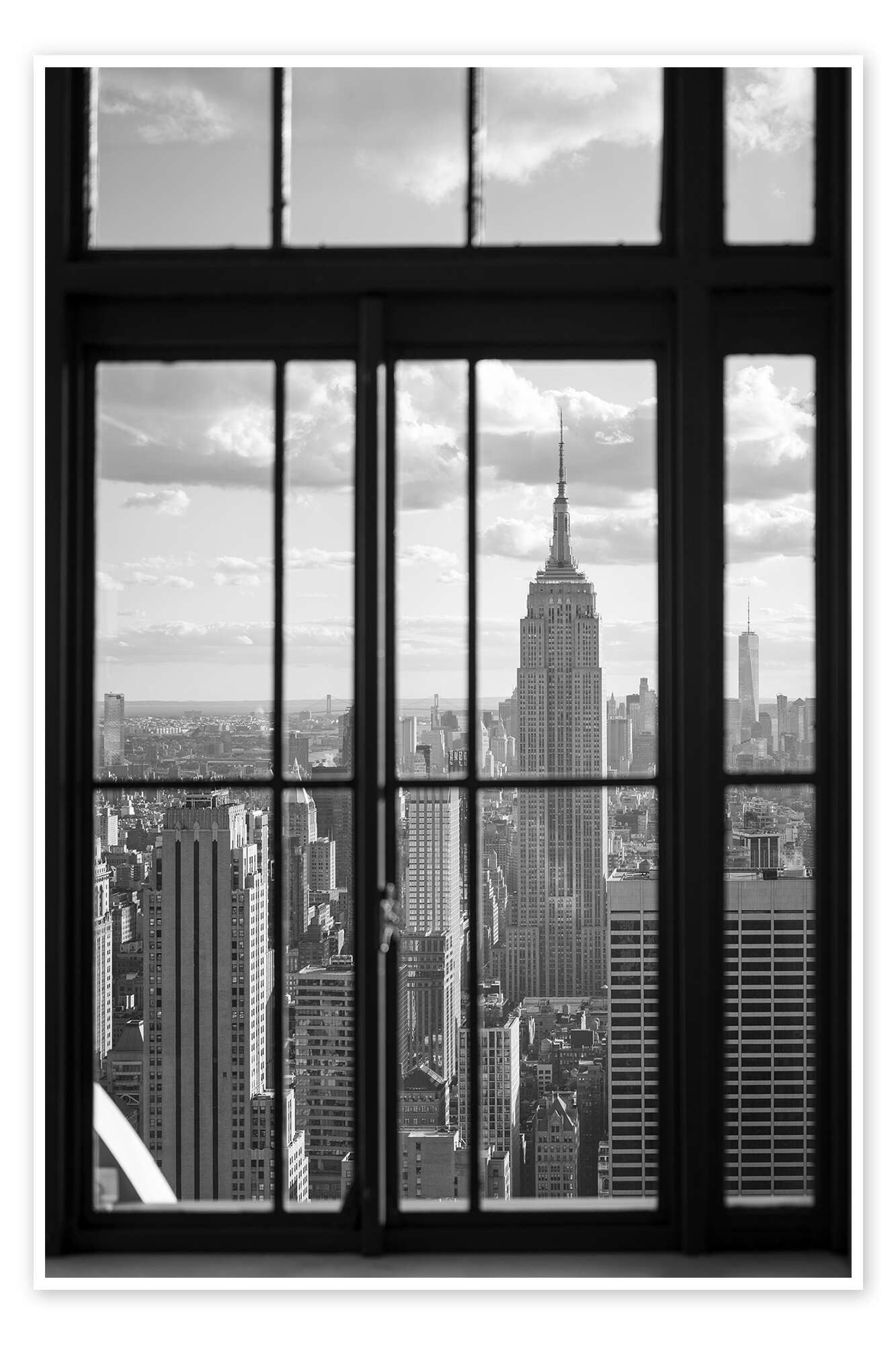 Posterlounge Wandbild Empire State Building in New York, Jan Christopher Becke, erhältlich als Poster, Leinwandbild, Wandsticker oder Acrylglasbild