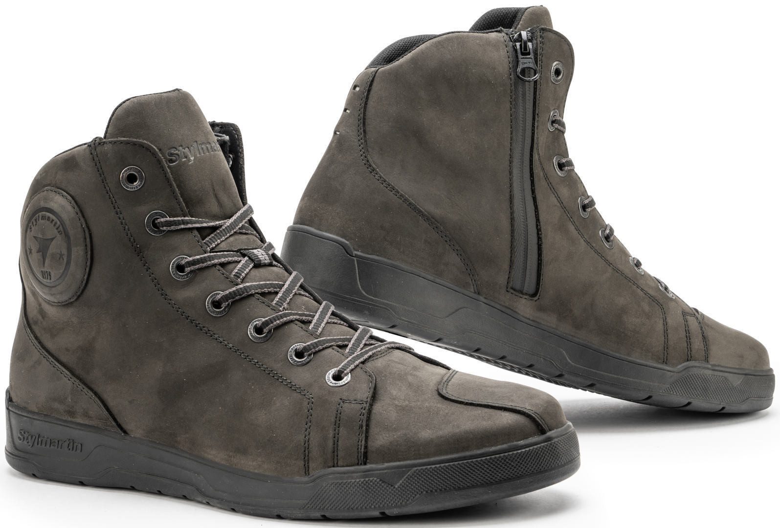 Stylmartin Tank WP Leather wasserdichte Motorrad Schuhe Motorradstiefel