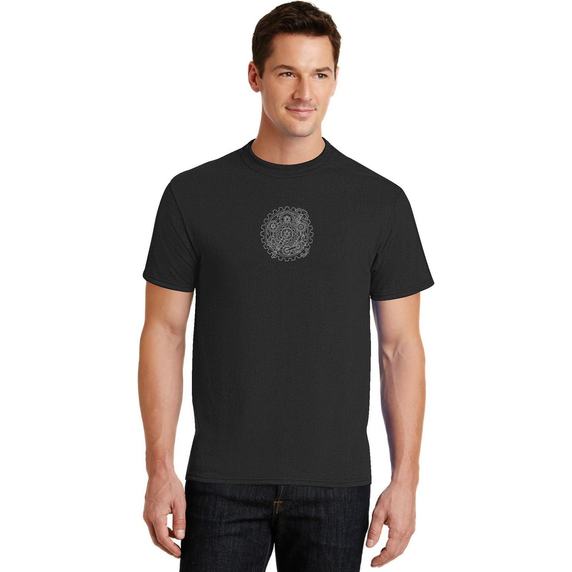 HUSK'SWARE T-Shirt HUSK'SWARE T-Shirt Herren mit Print Kurzarmshirt Rundhals Grafikshirt (1-tlg) Casual Freizeit Oberteil [Model: HS-T-122]