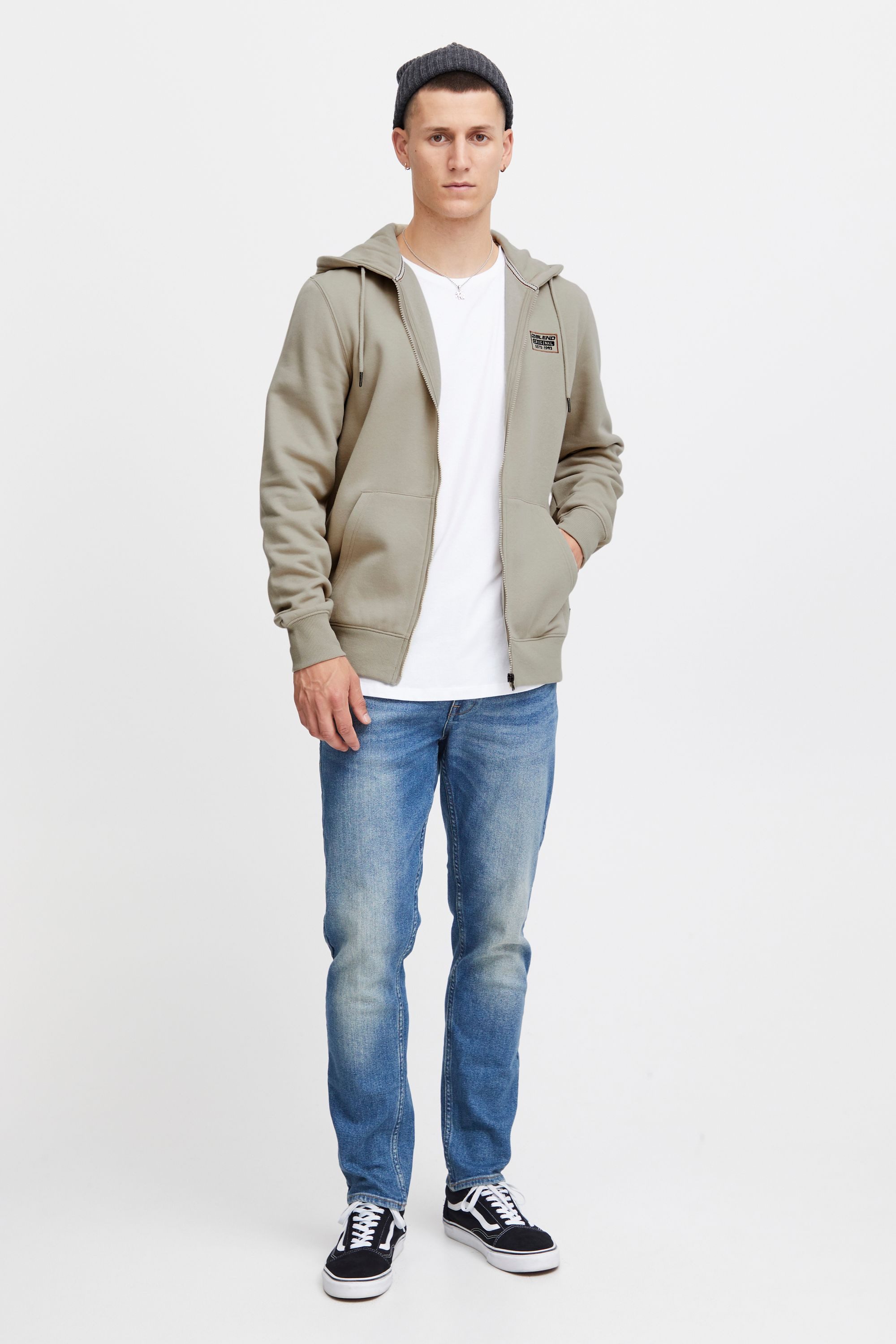 Blend Kapuzensweatjacke BHKaylon Gemütliche Sweatjacke mit Kapuze