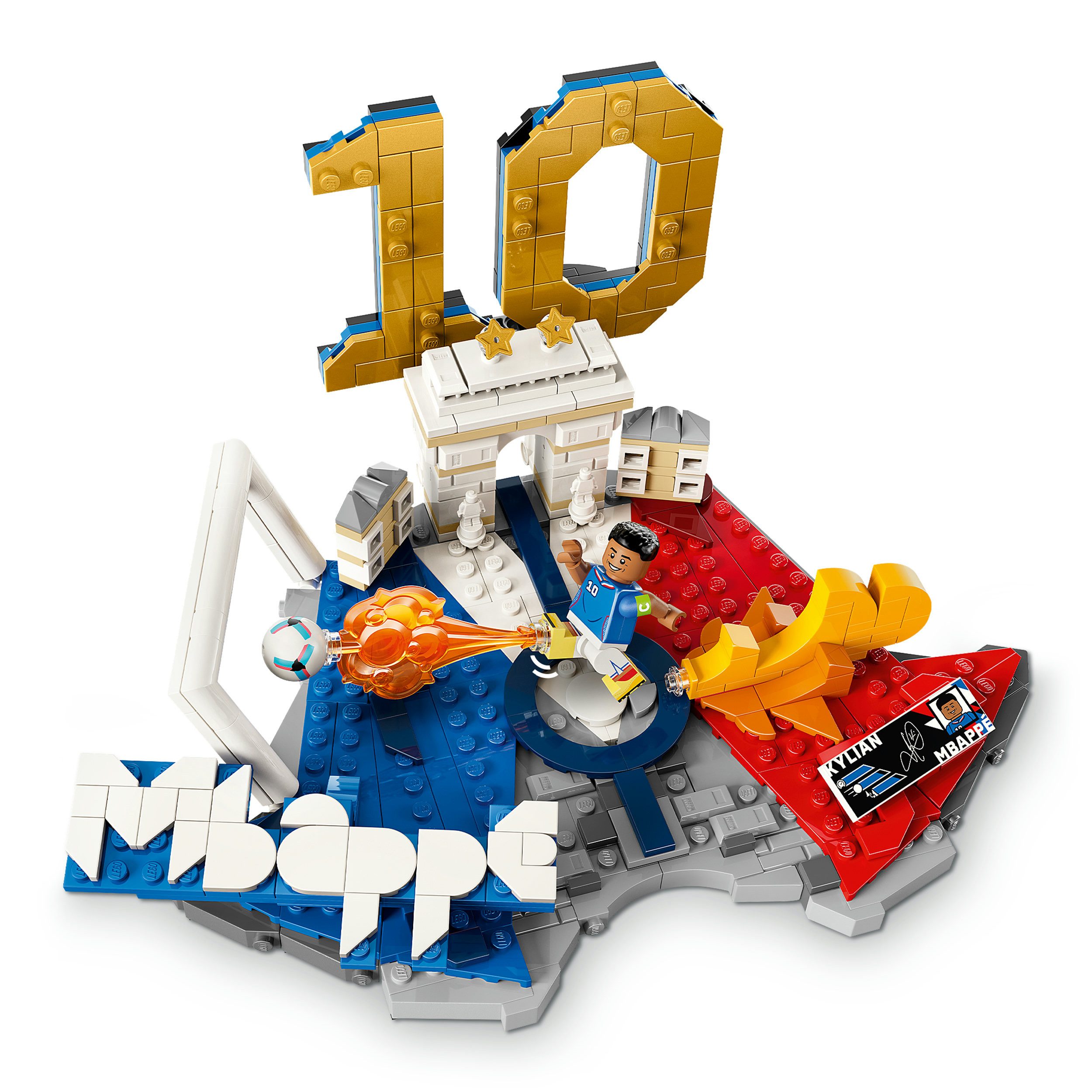 LEGO® Kylian Mbappé – Fußball-Highlights (43013), LEGO Editions Football Konstruktionsspielsteine, (490 St) – Bild 4 von 5